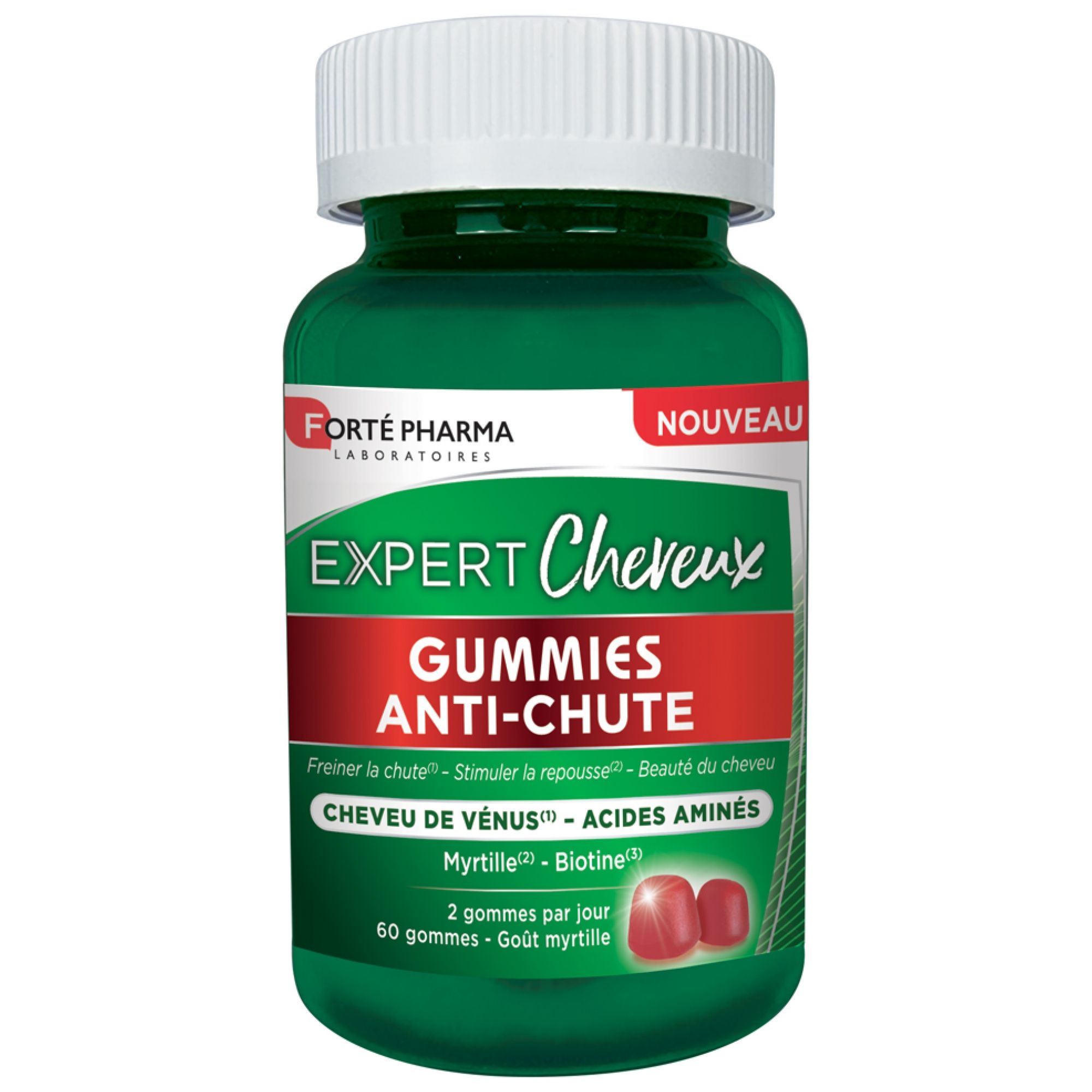Forté Pharma Expert Haar Anti-Haarausfall 60 Gummies 11,5x6,3x6,3 cm
