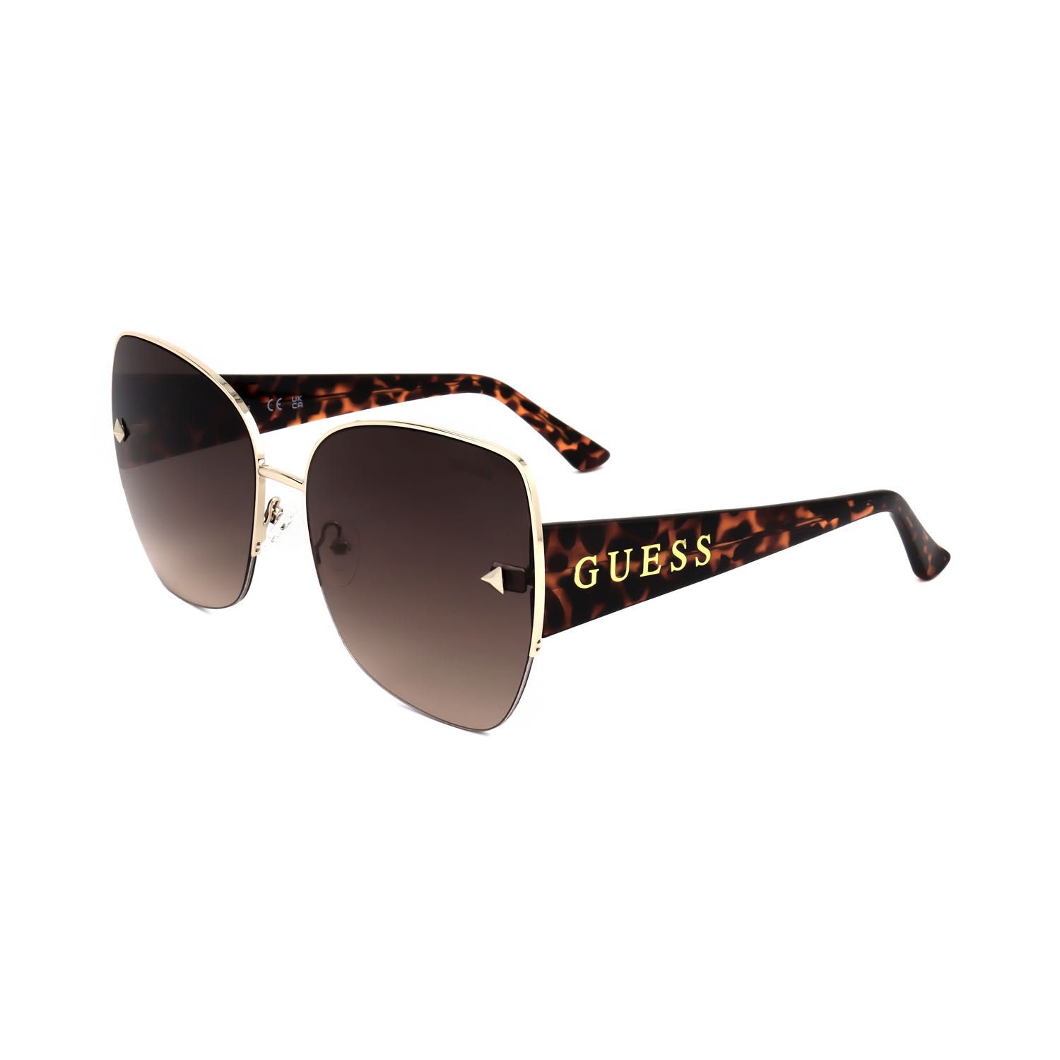 Guess Factory occhiali da sole donna GF6136 mottled brown