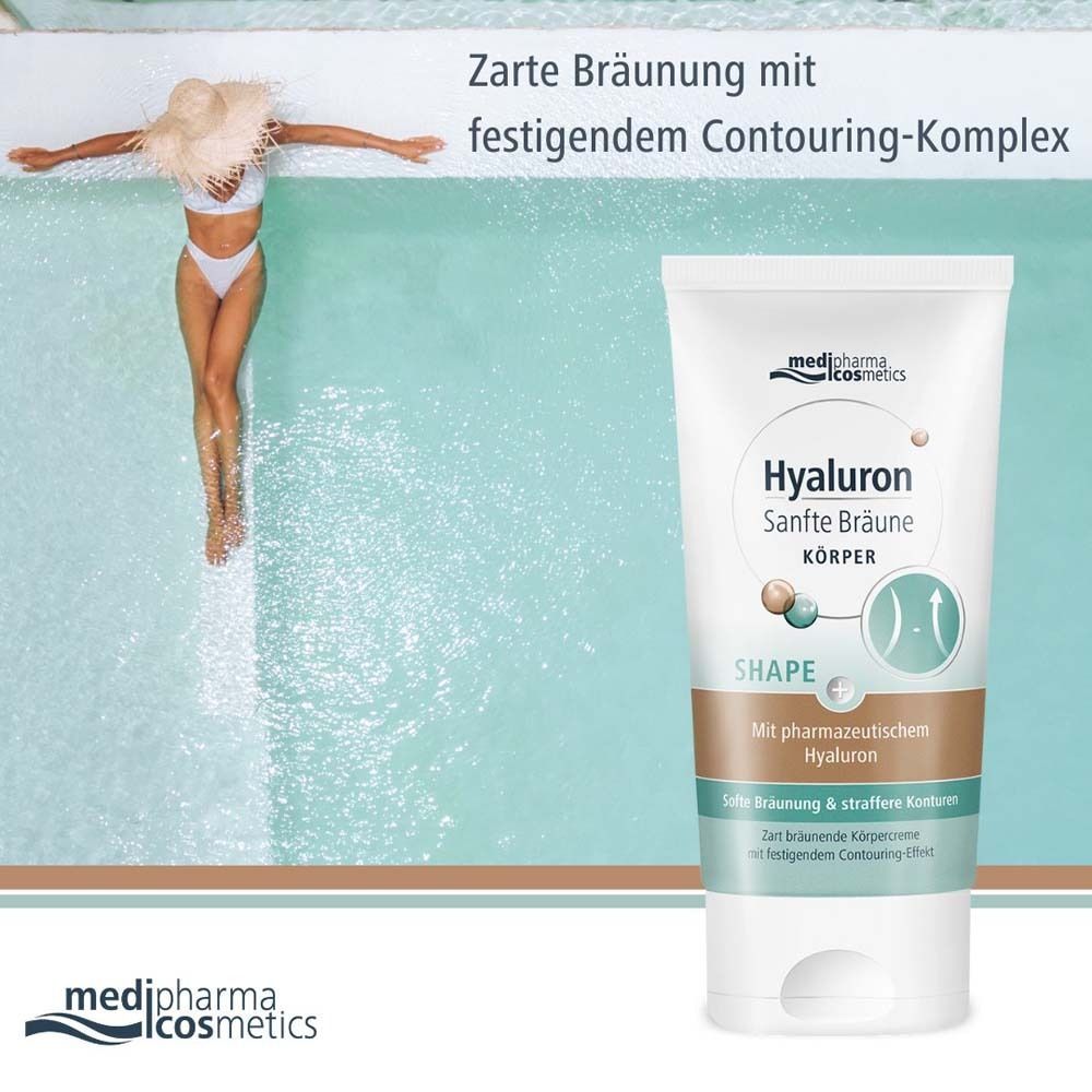 Hyaluron Sanfte Bräune Shape Körperpflege Creme 150 ml