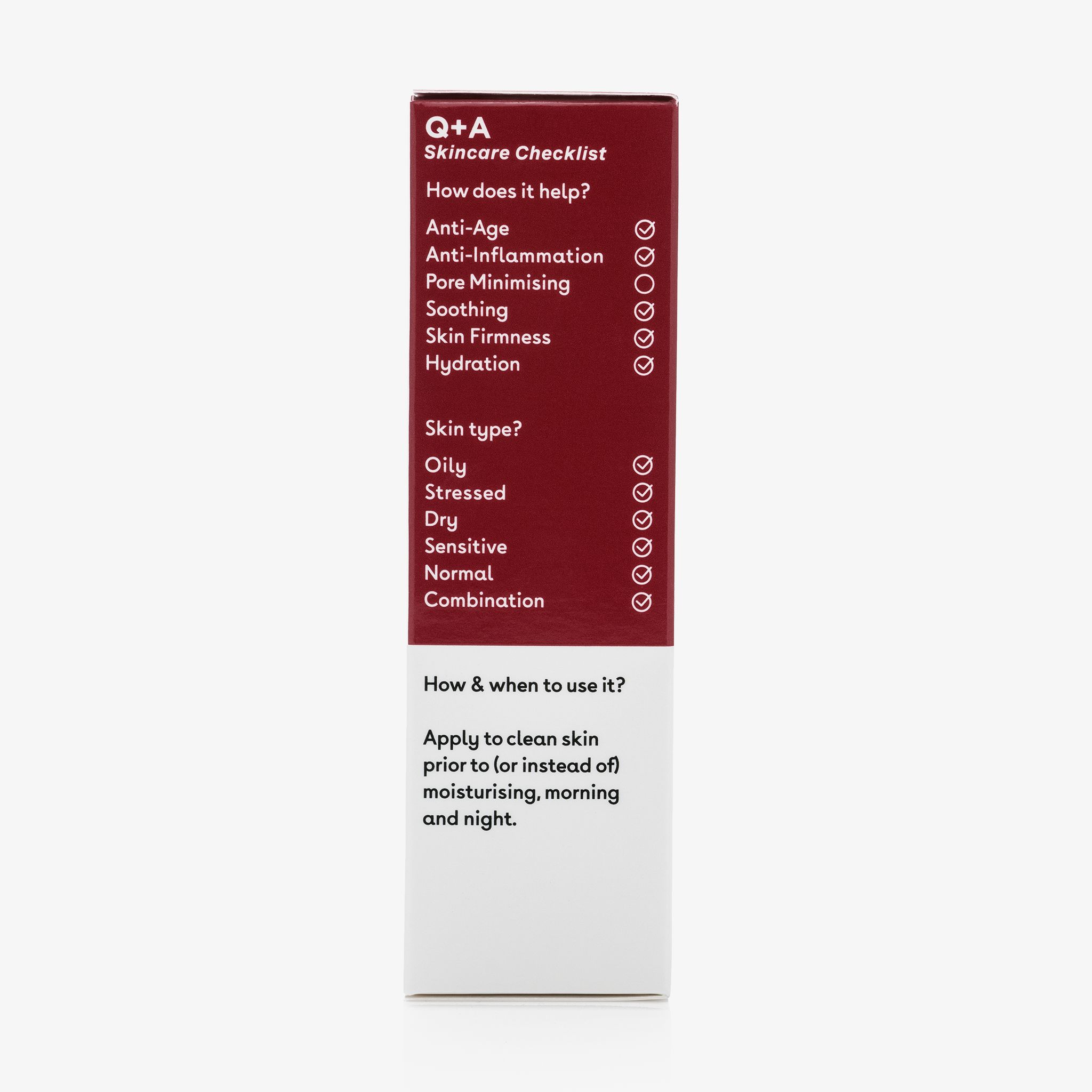 Q + A Skin, Hyaluronic Acid Facial Serum