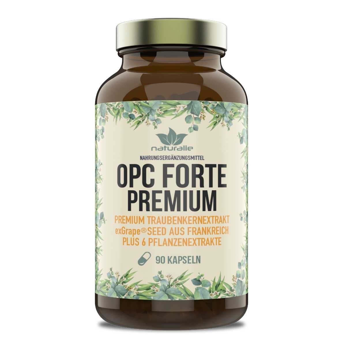 Naturalie OPC Forte Kapseln mit Traubenkernextrakt im Komplex 71 g