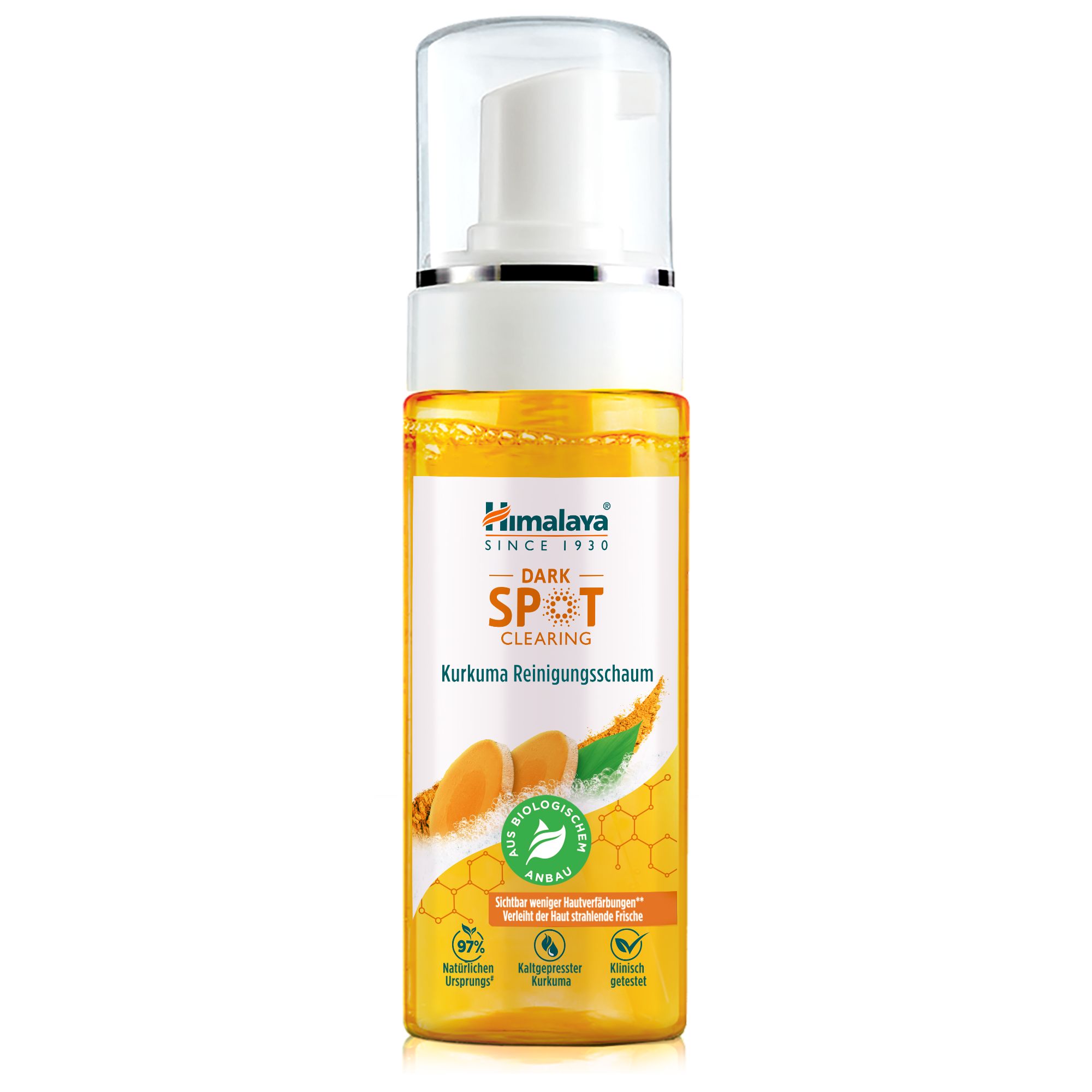 Himalaya Macchie scure che schiariscono la Curcuma Lavaggio schiumogeno per il viso