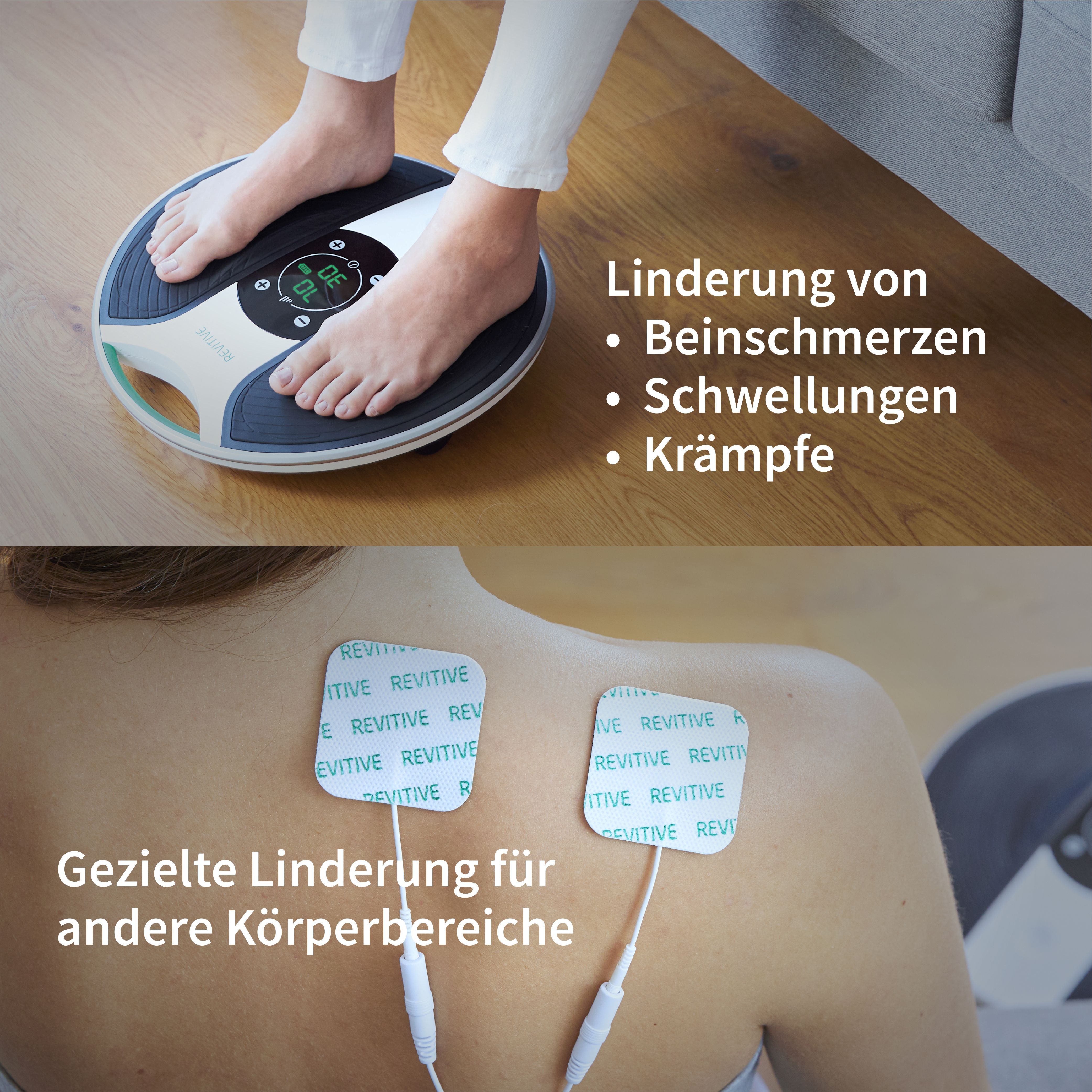 Revitive Medic Durchblutungs-Stimulator  - Bekämpft Schmerzen und Schwellungen in den Beinen