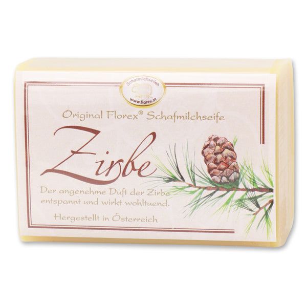 Florex - Schafmilchseife eckig Zirbe
