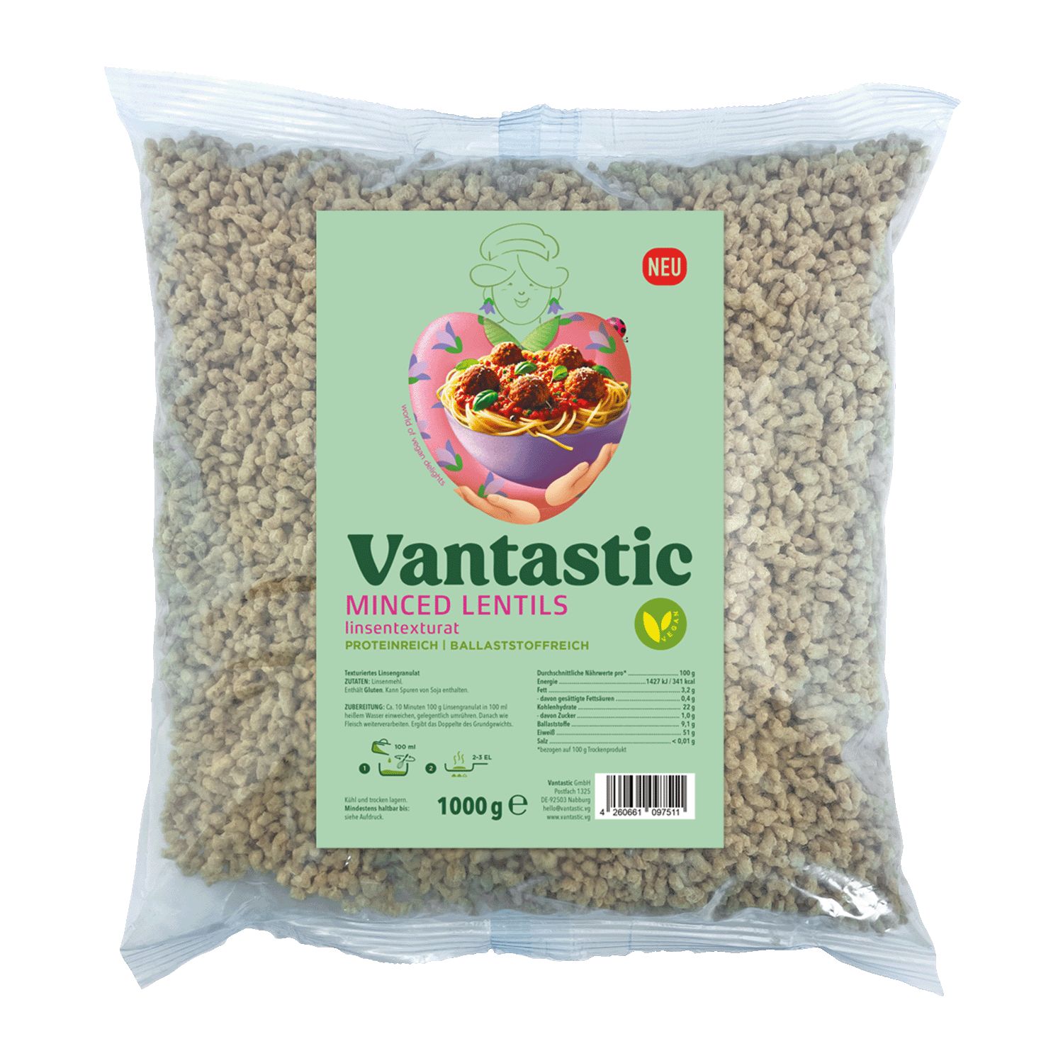 Vantastic Minced Lentils
