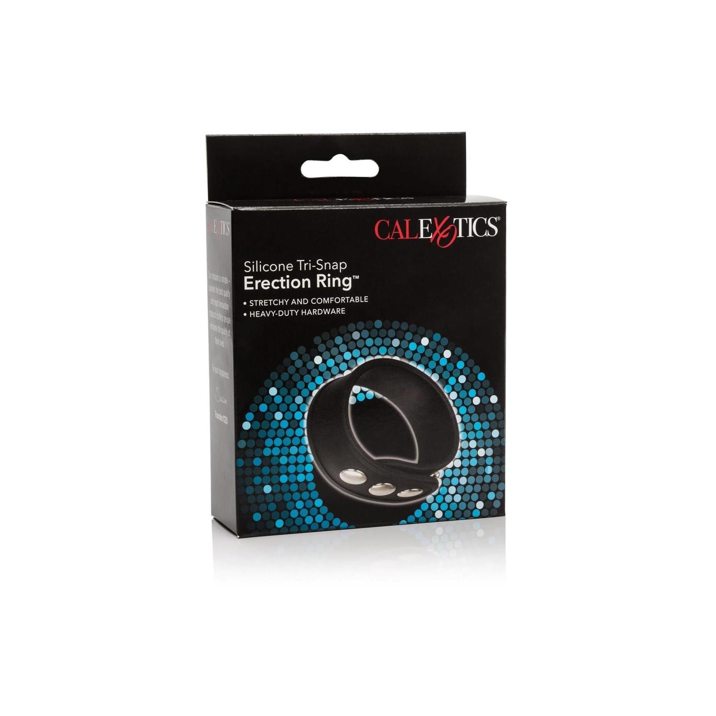 CalExotics - Silicone 3-Snap Erection Ring