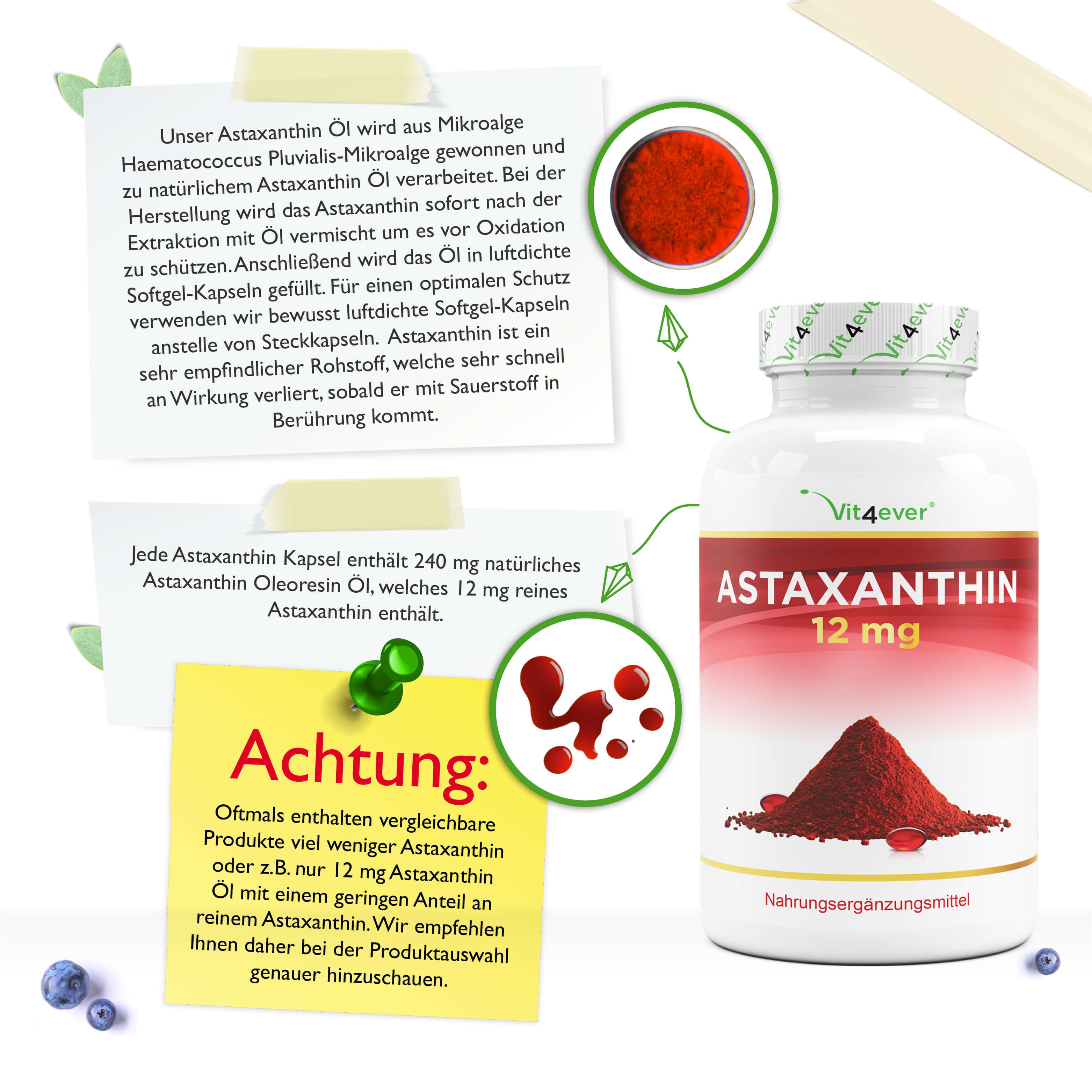 vit4ever Astaxanthin 12 mg 150 St Kapseln