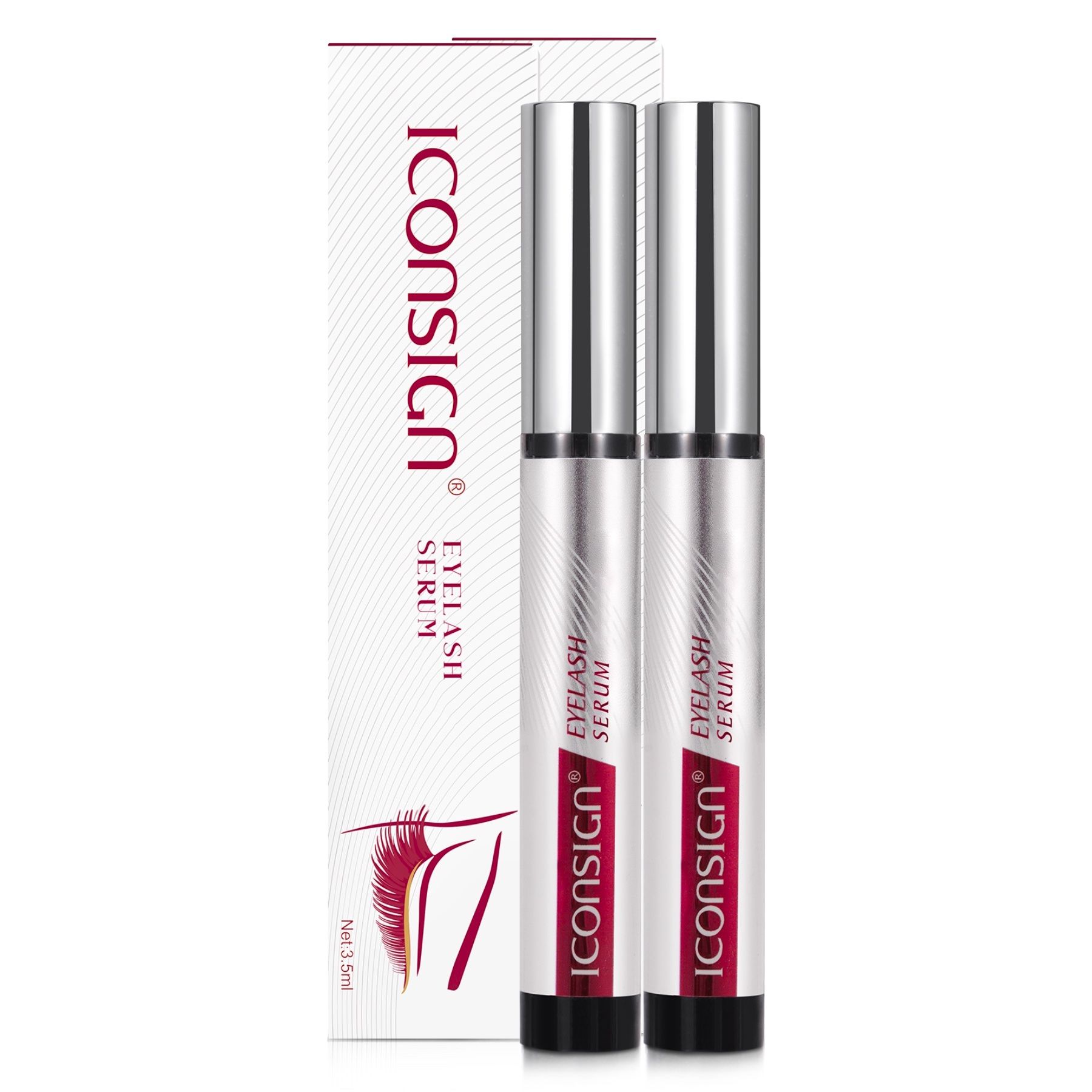 Iconsign Siero per ciglia siero per sopracciglia essenza per la crescita delle ciglia