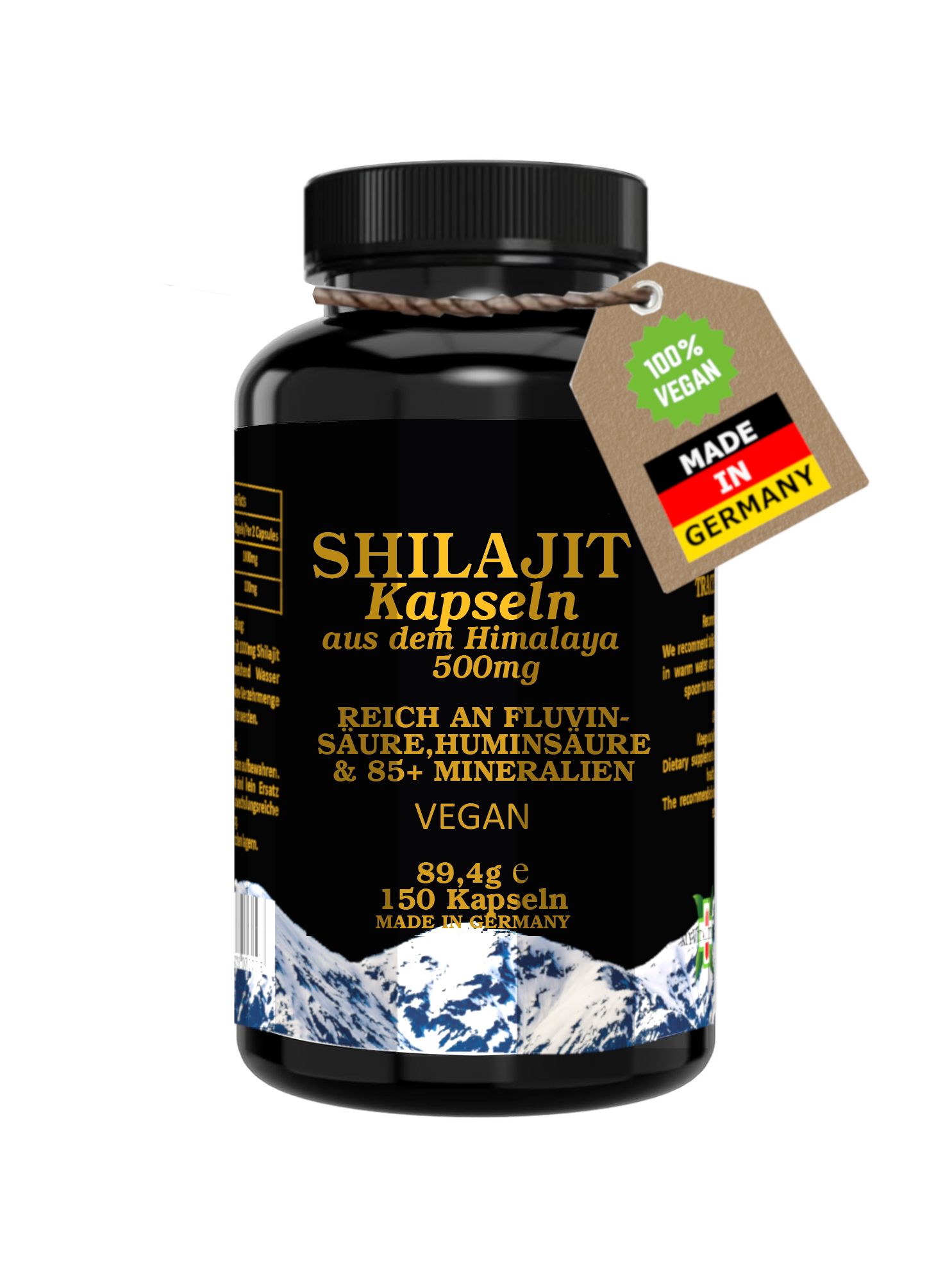 Shilajit Harz Kapseln aus dem Himalaya | SAPURA