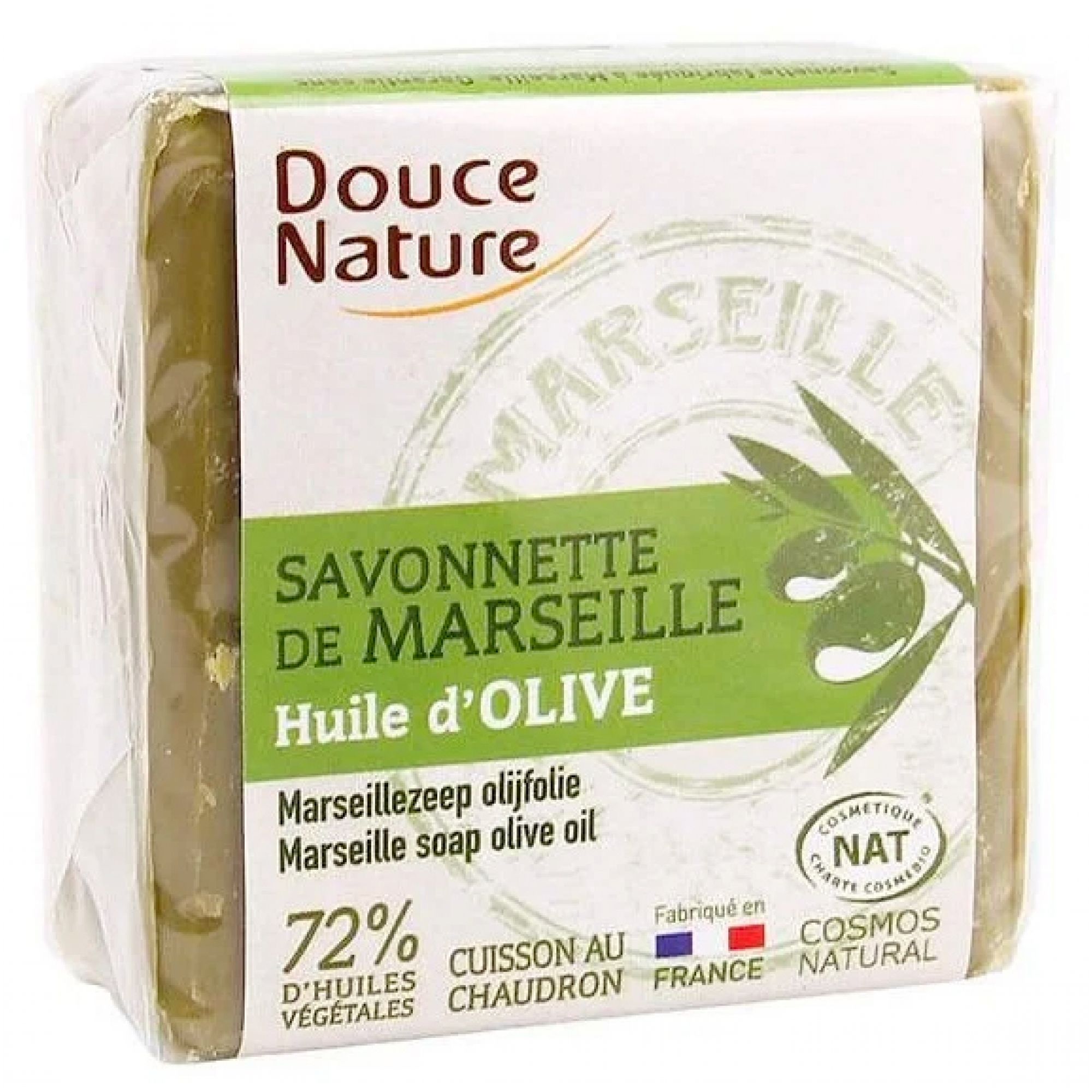 Douce Nature Marseille Seife Olivenöl 6,2x6,2x3 cm