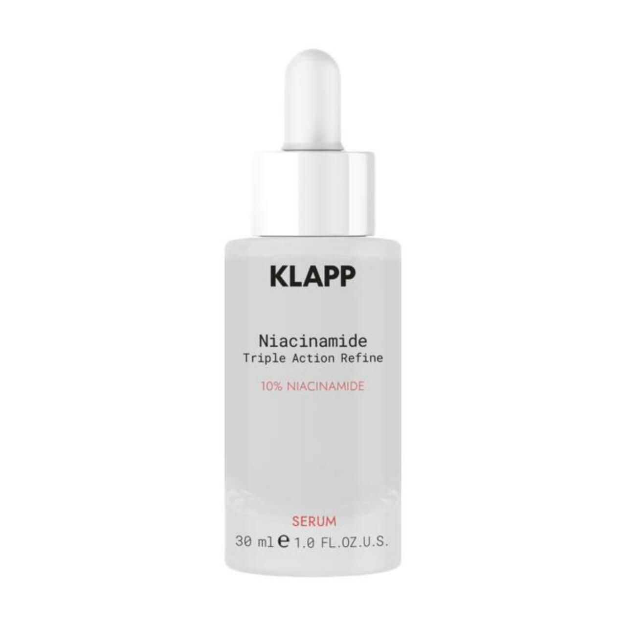 Klapp, Recharge Niacinamide 10% Triple Action Refine Serum