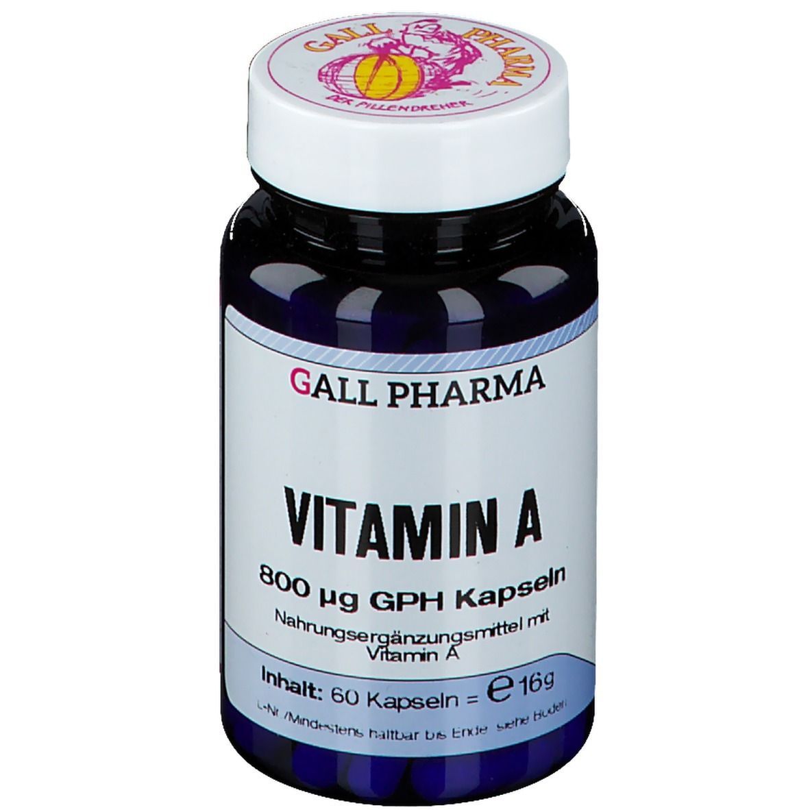 Vitamin A 800 µg GPH Kaps