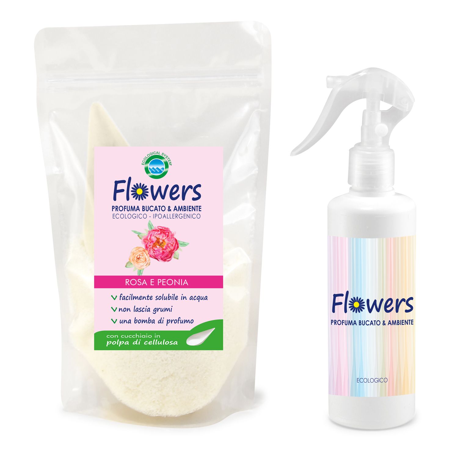 Profuma Bucato E Ambiente In Polvere Ecologico Flowers