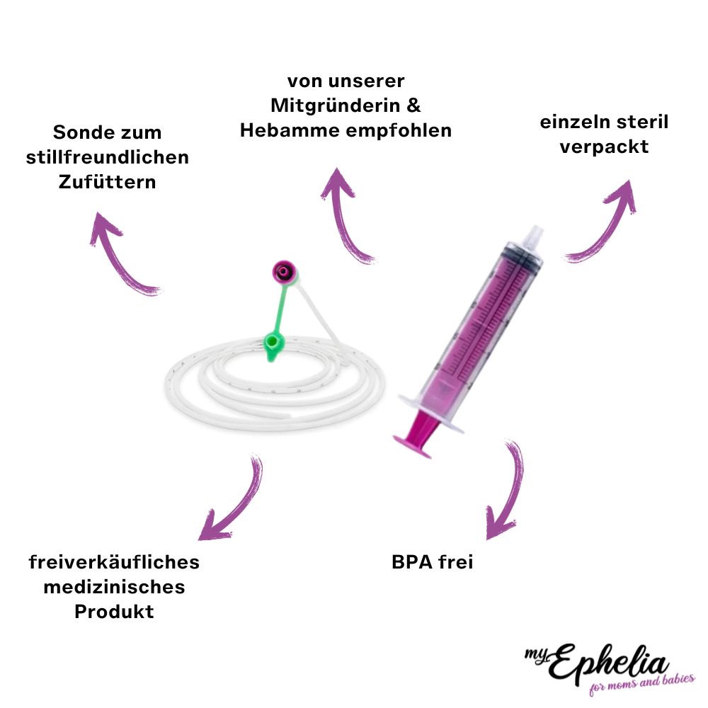 myEphelia Schlauchsystem zum Zufüttern von Muttermilch 10er Set