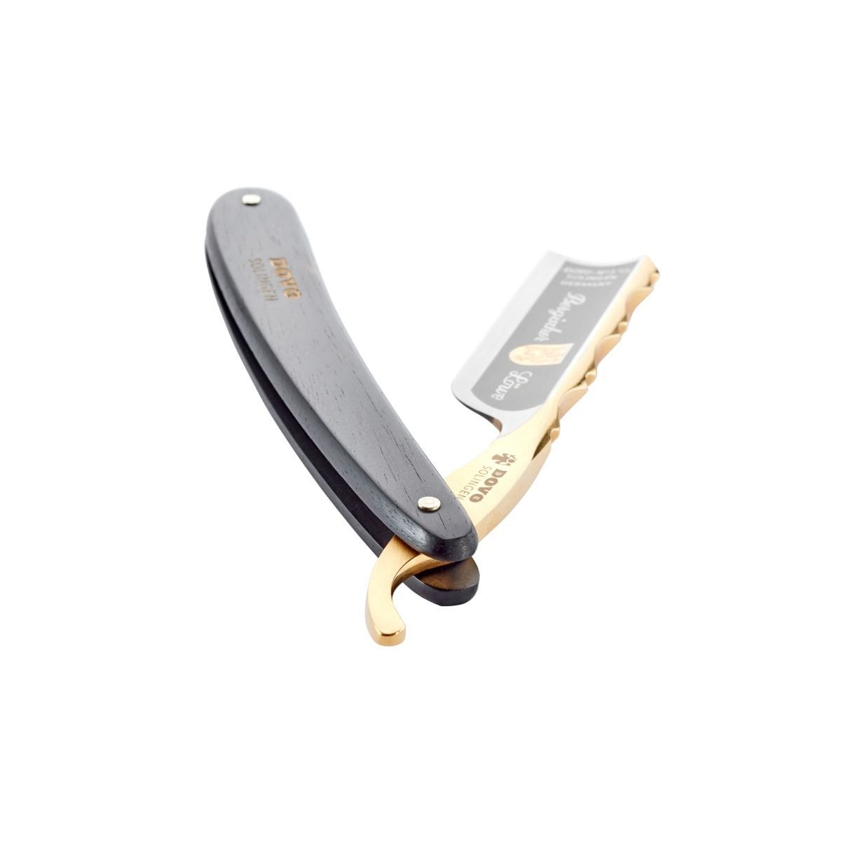 DOVO Solingen  Bergischer Löwe Ebenholz Rasiermesser