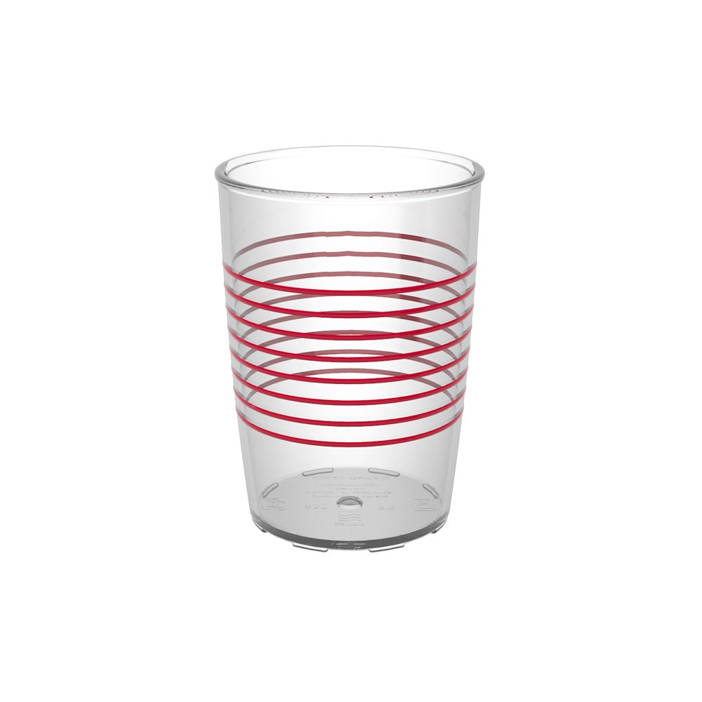 ORNAMIN Becher 830 Ringe rot