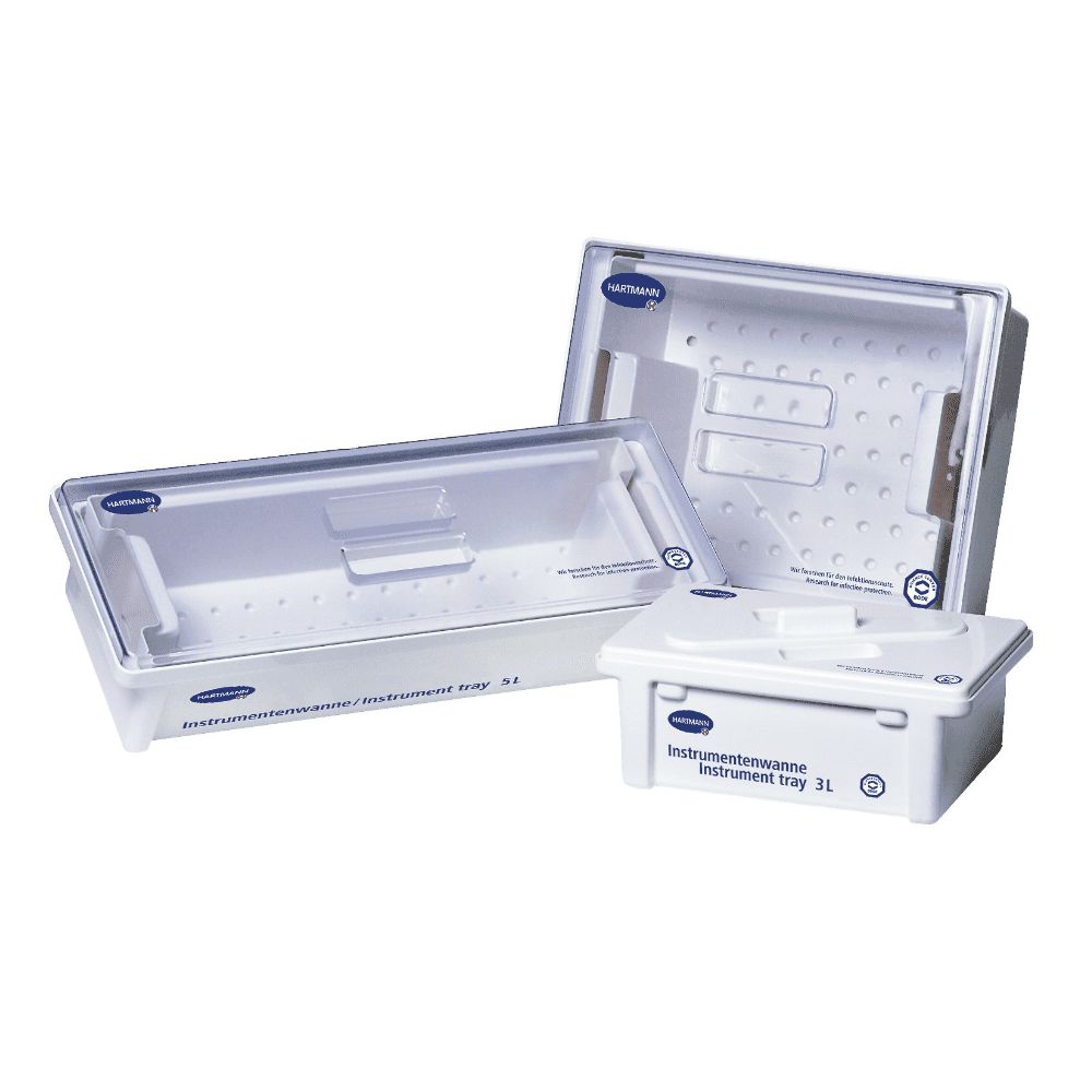 Vasca per strumenti Hartmann, incluso il coperchio
