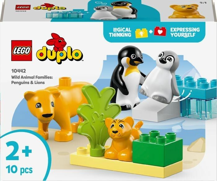 Lego Duplo 10442 Lego® Duplo® Famiglie Di Animali Selvatici: Pinguini E Leoni - Immagine 4