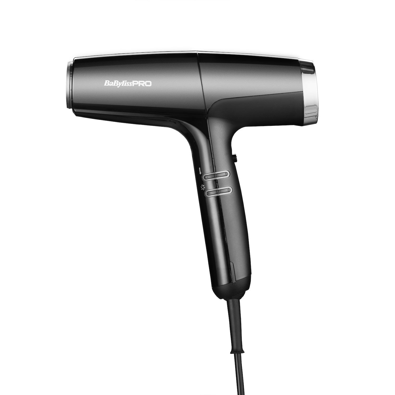 BaBylissPRO Falco Haartrockner Digital Highspeed Schwarz/Silber BAB8550BE