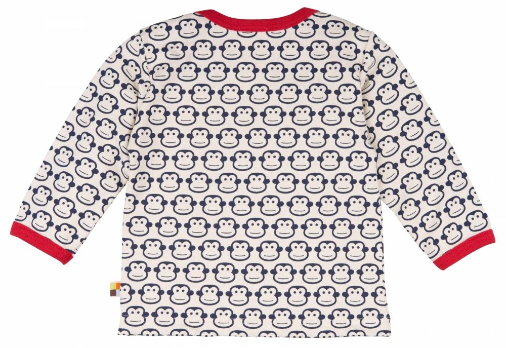 loud + proud Shirt Affe, navy