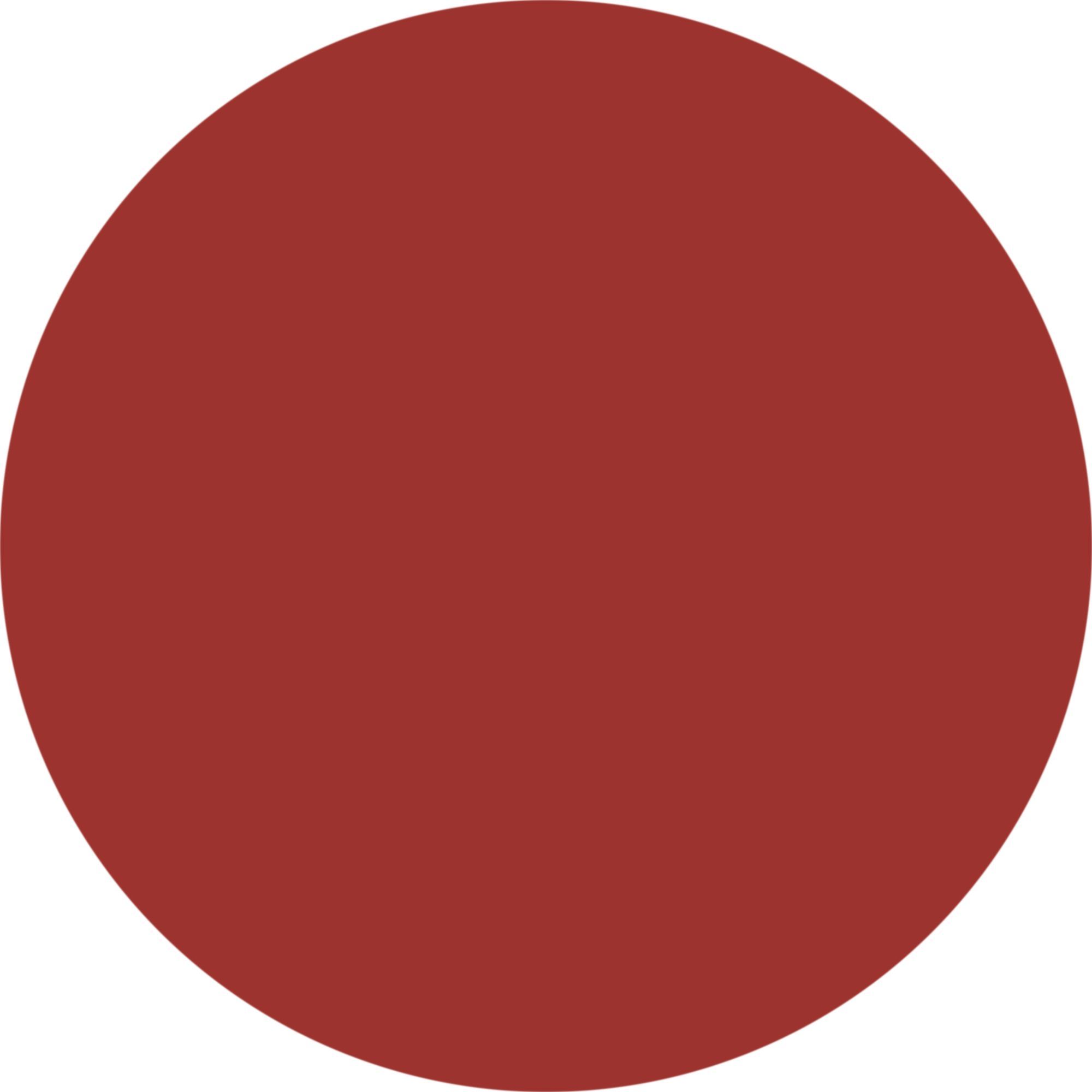 Runder, roter Farbkreis.