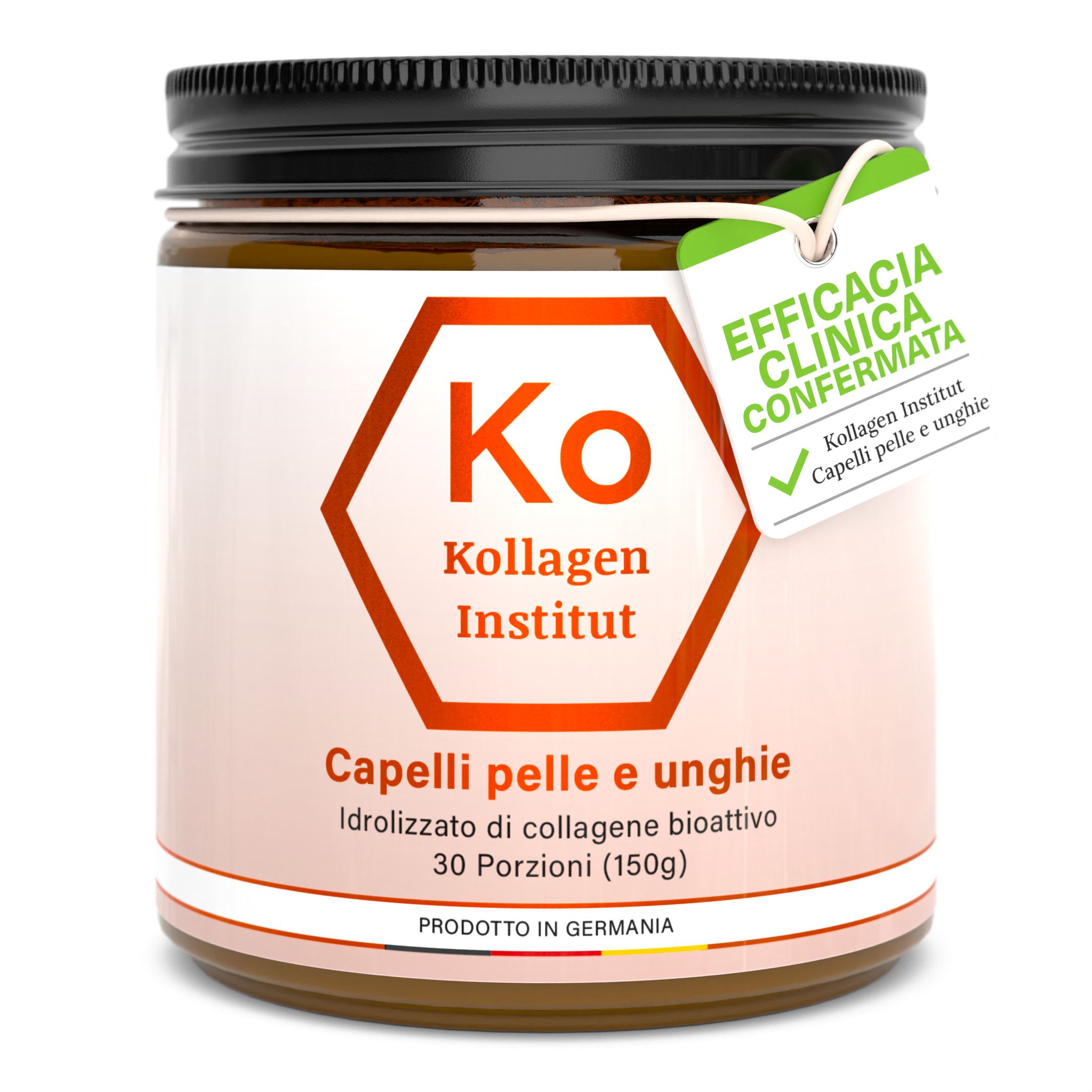 Kollagen Institut polvere di collagene per la pelle, i capelli e le unghie