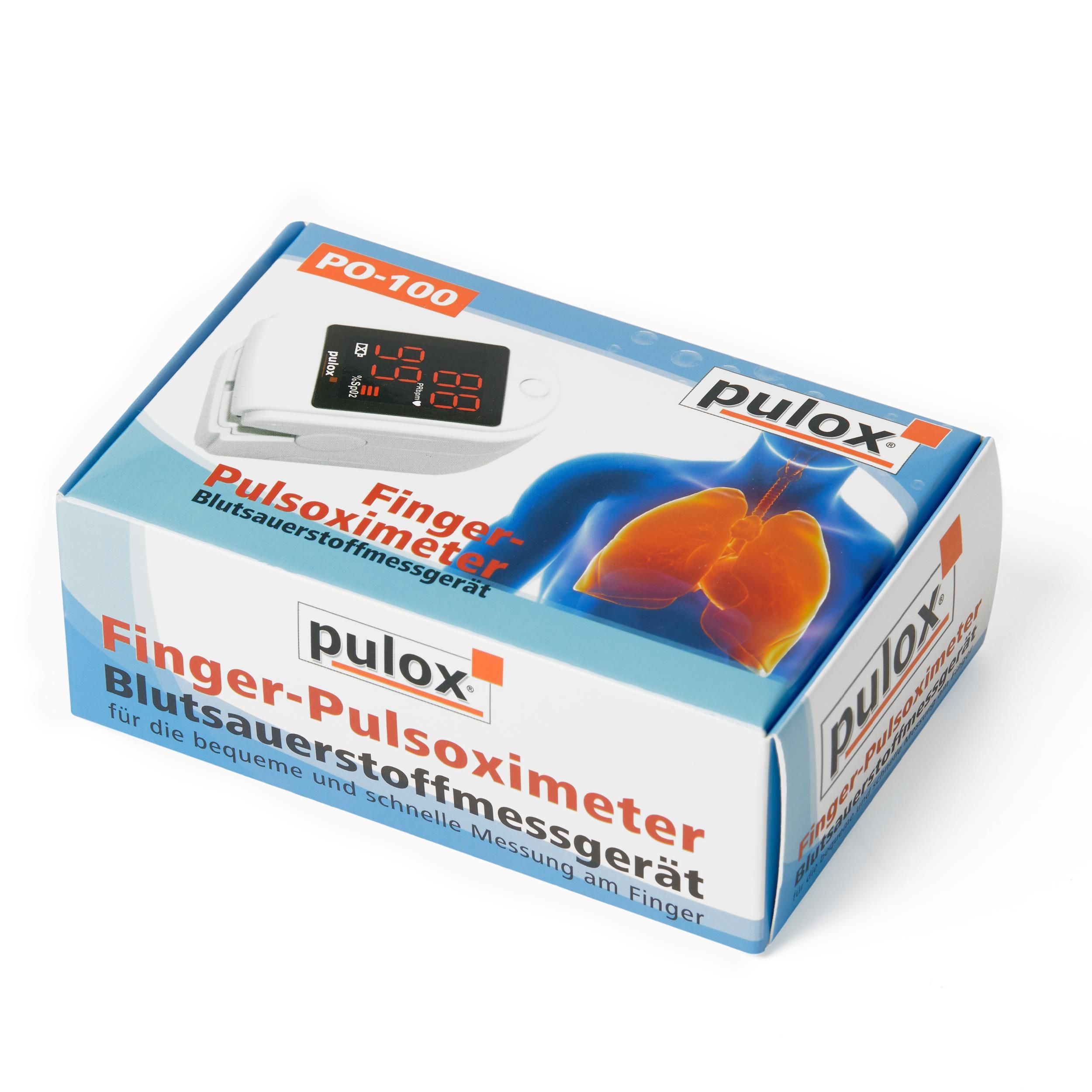 Pulox PO-100 Solo - Finger-Pulsoximeter - Weiß