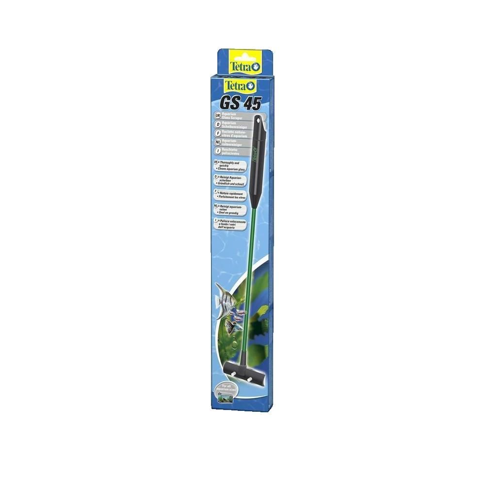 Tetra GS 45 Glasschaber mit Edelstahlklinge für Aquarium 1 Pk