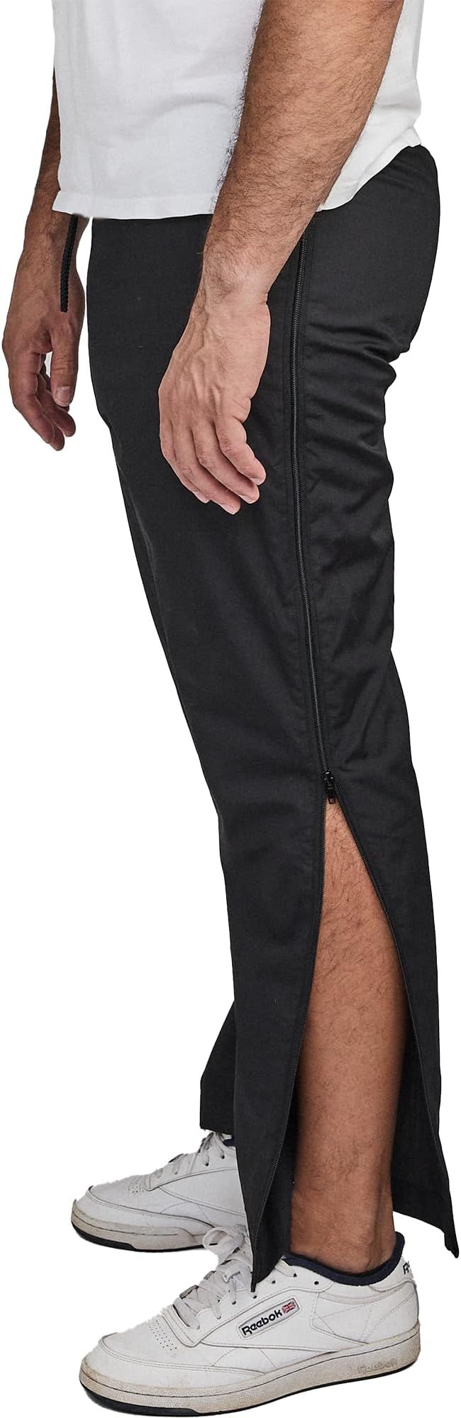 DOBSOM Reha-OP Hose Damen-Herren Sporthose mit seitlichem Reißverschluß
