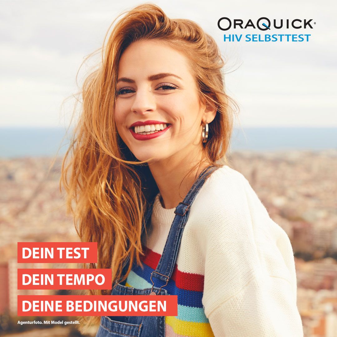 Oraquick HIV Selbsttest durch Mundabstrich 1 St Test