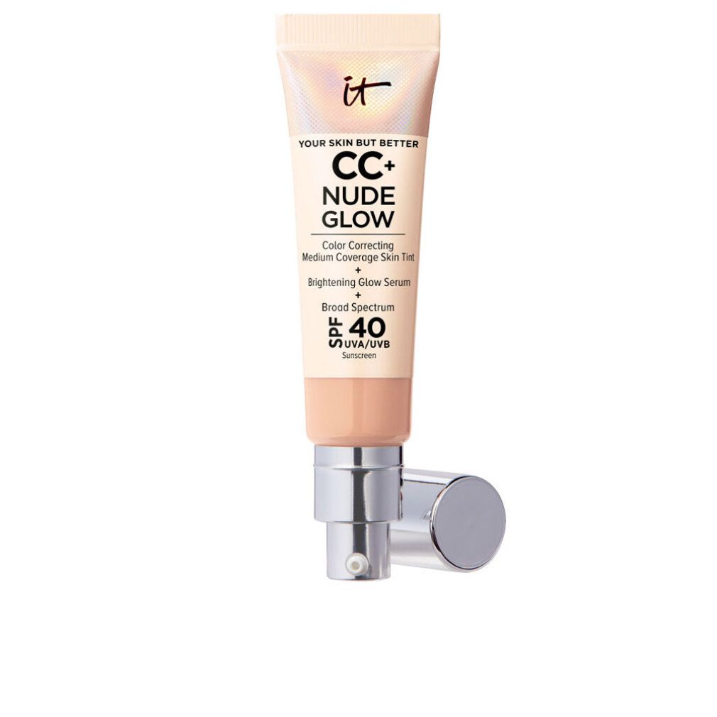 cc+ Hautfarbe glow lightweight foundation + glow serum SPF40 #neutral medium