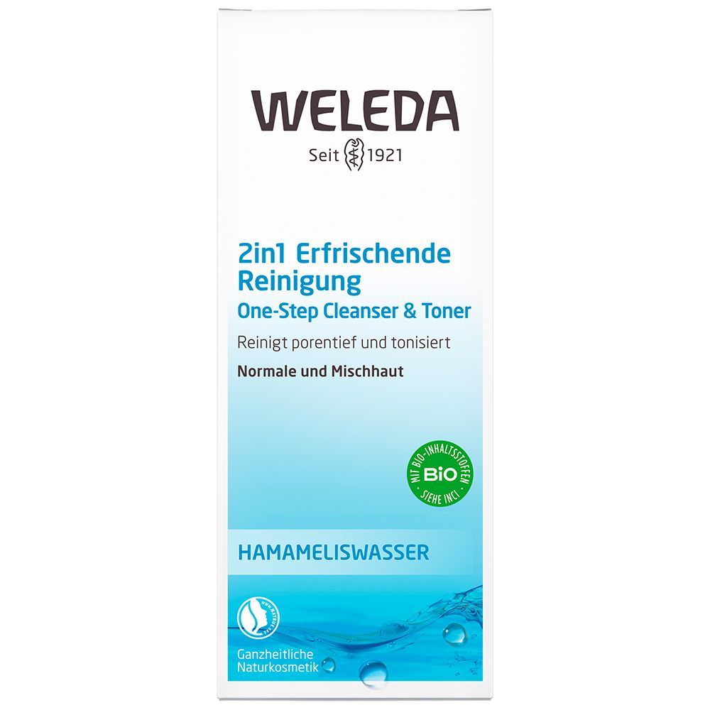 Weleda Erfrischende 2in1 Reinigung Milch