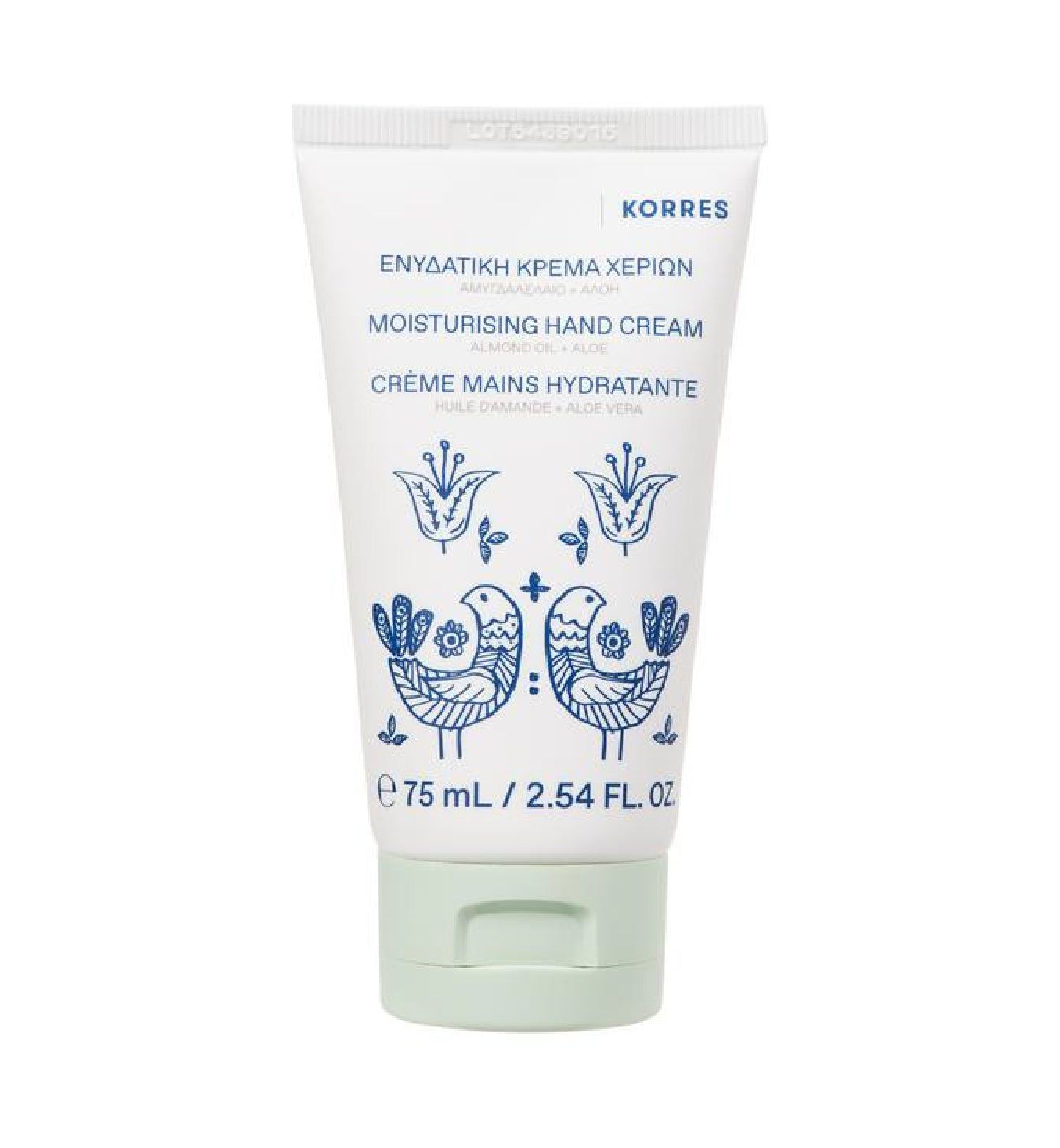 Korres Aloe & Almond OIL intensiv feuchtigkeitsspendende Handcreme 75 ml
