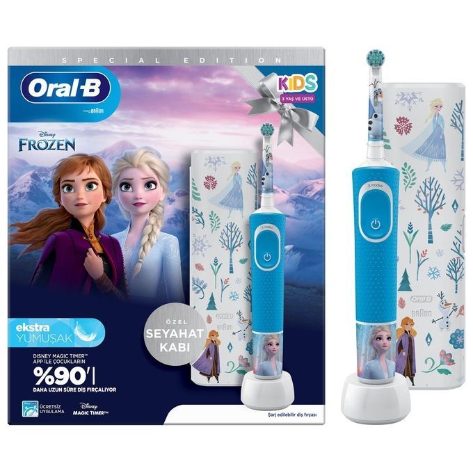 Oral-B KINDERZAHNBÖRSTE MIT REISEETUI (PRO 103 KIDS  FROZEN)