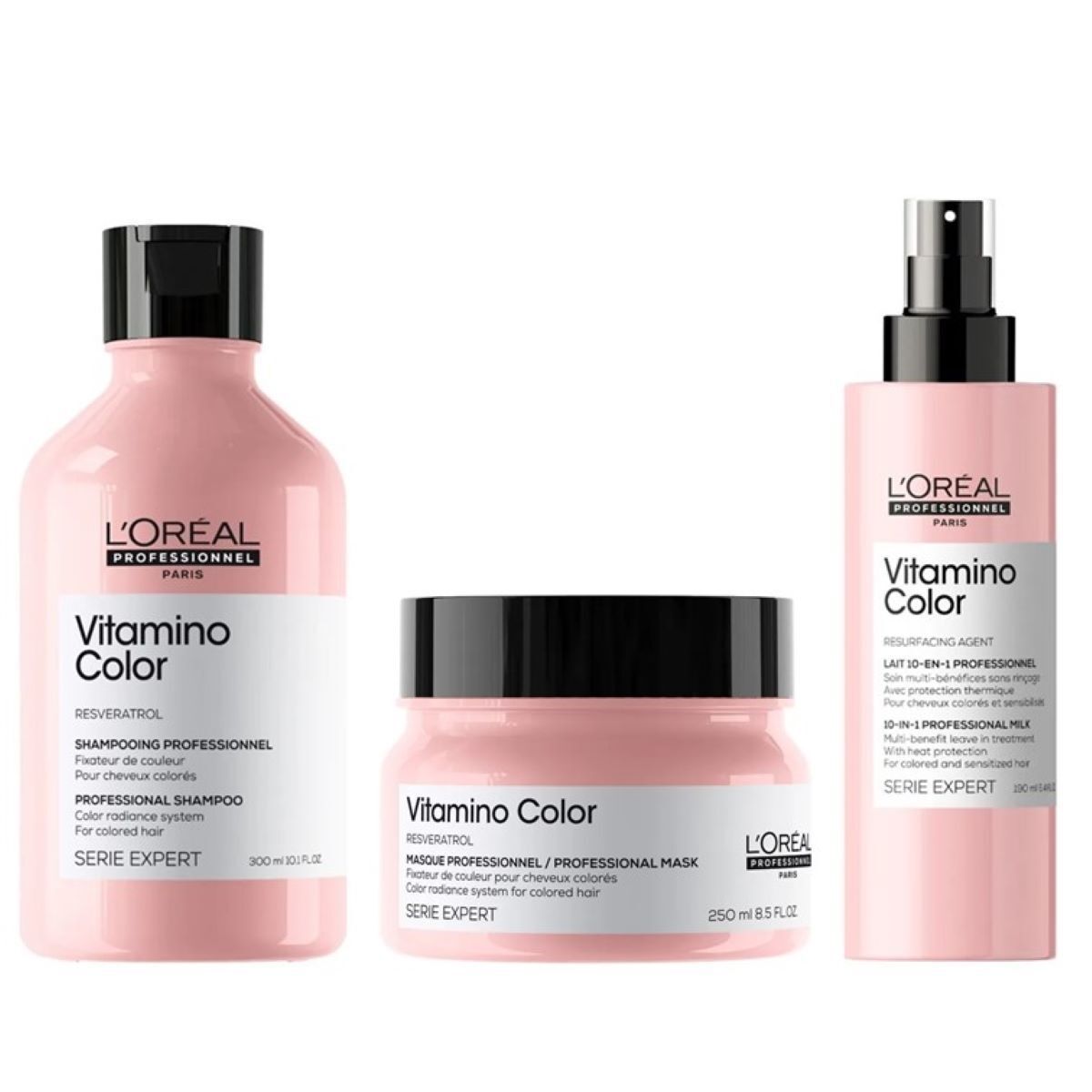 L'Oreal Professionnel Vitamino Color Set (Shampoo / Maske 10in1) 740 ml