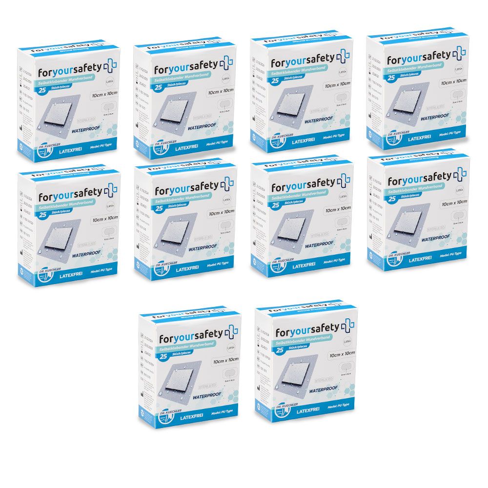 Dr. Kuechler Medical® Sparpaket Duschpflaster, Wundpflaster, wasserfest, steril
