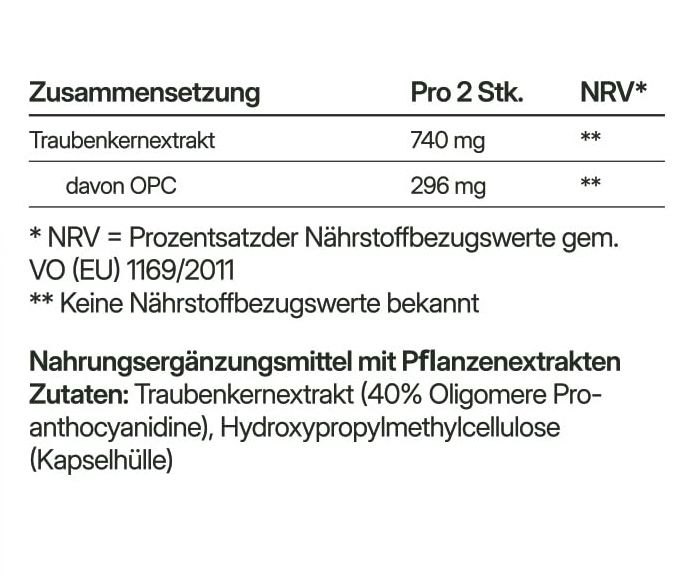 dunatura OPC Traubenkernextrakt Flasche