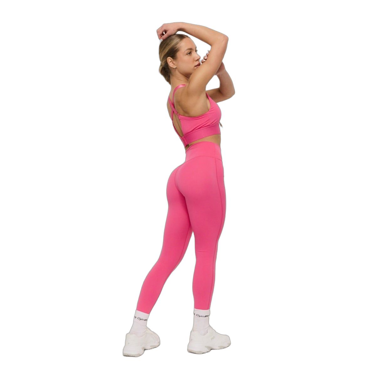 GymBeam Leggings Damen mit hoher Taille und Knöchellänge Limitless Dragonfruit 1 St