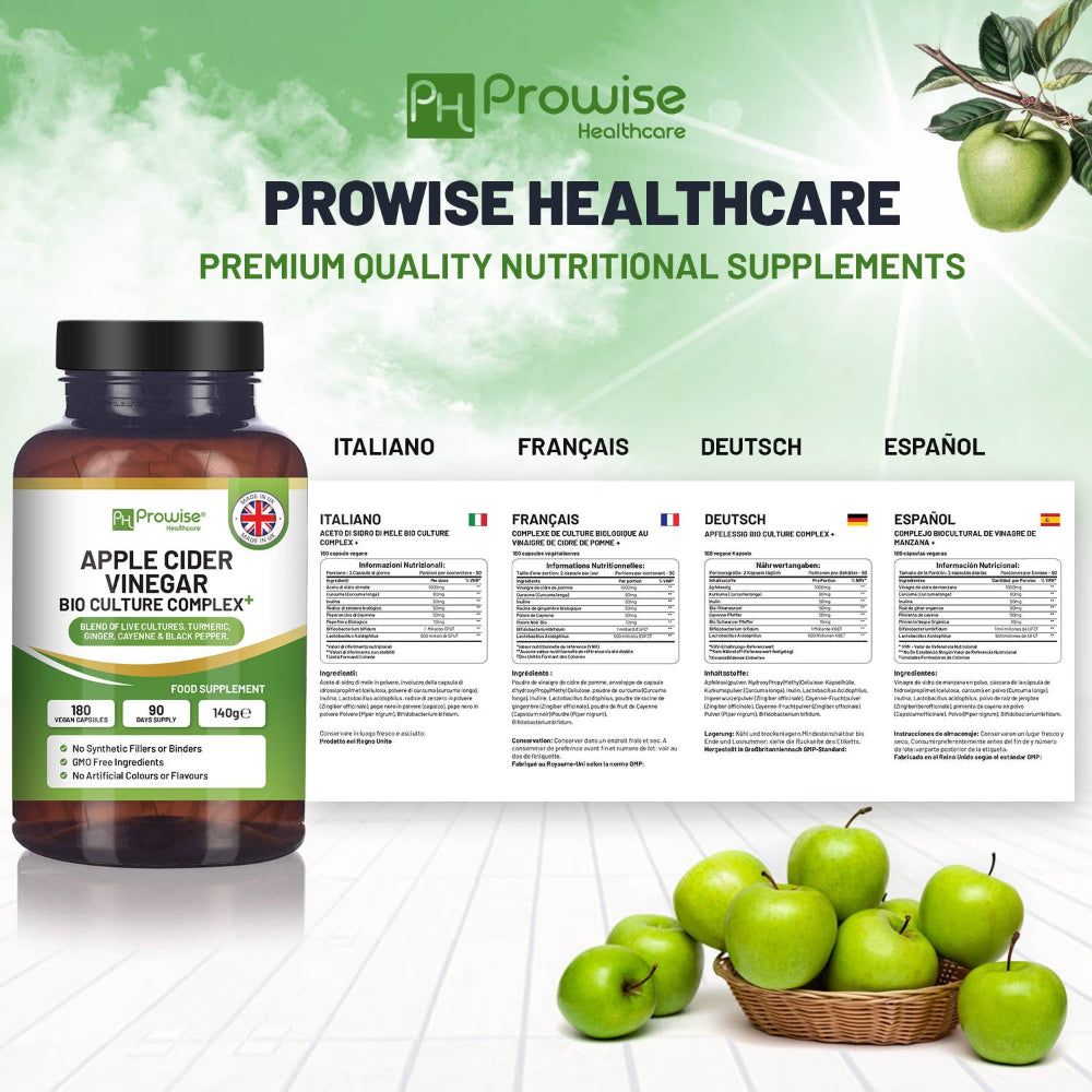 Prowise Healthcare Apfelessig-Komplex 1300 mg
