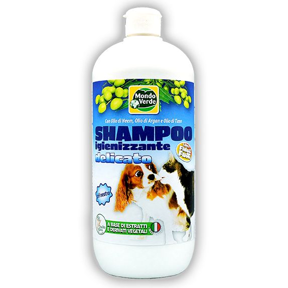 Mondo Verde - Shampoo Delicato Igienizzante per Cani e Gatti 1000 g (PET03)