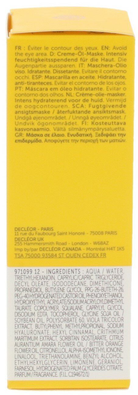 Decleor Neroli Bigarade Oil Mask 50 ml