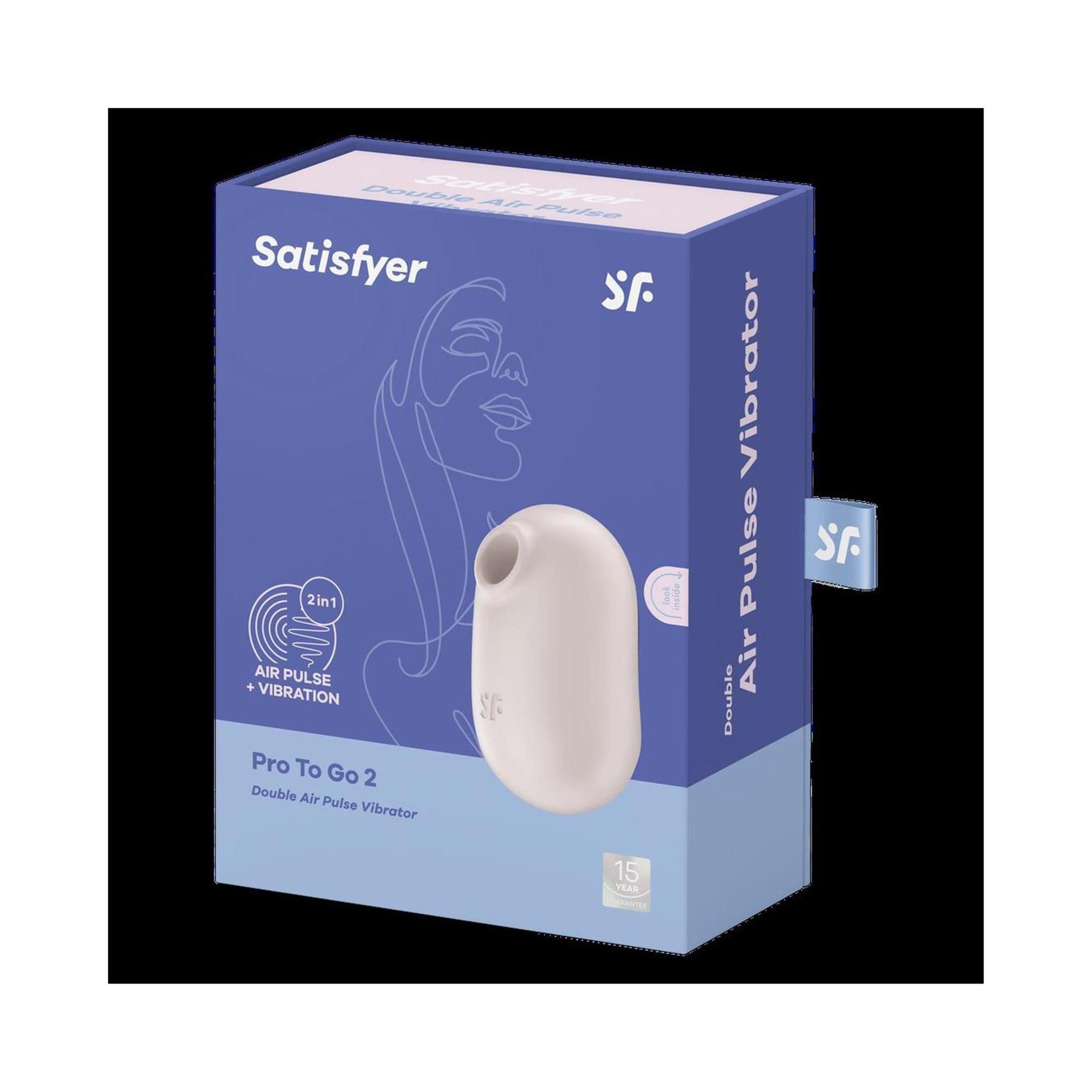 Satisfyer - Pro to Go 2 - Double Air Pulse Vibrator