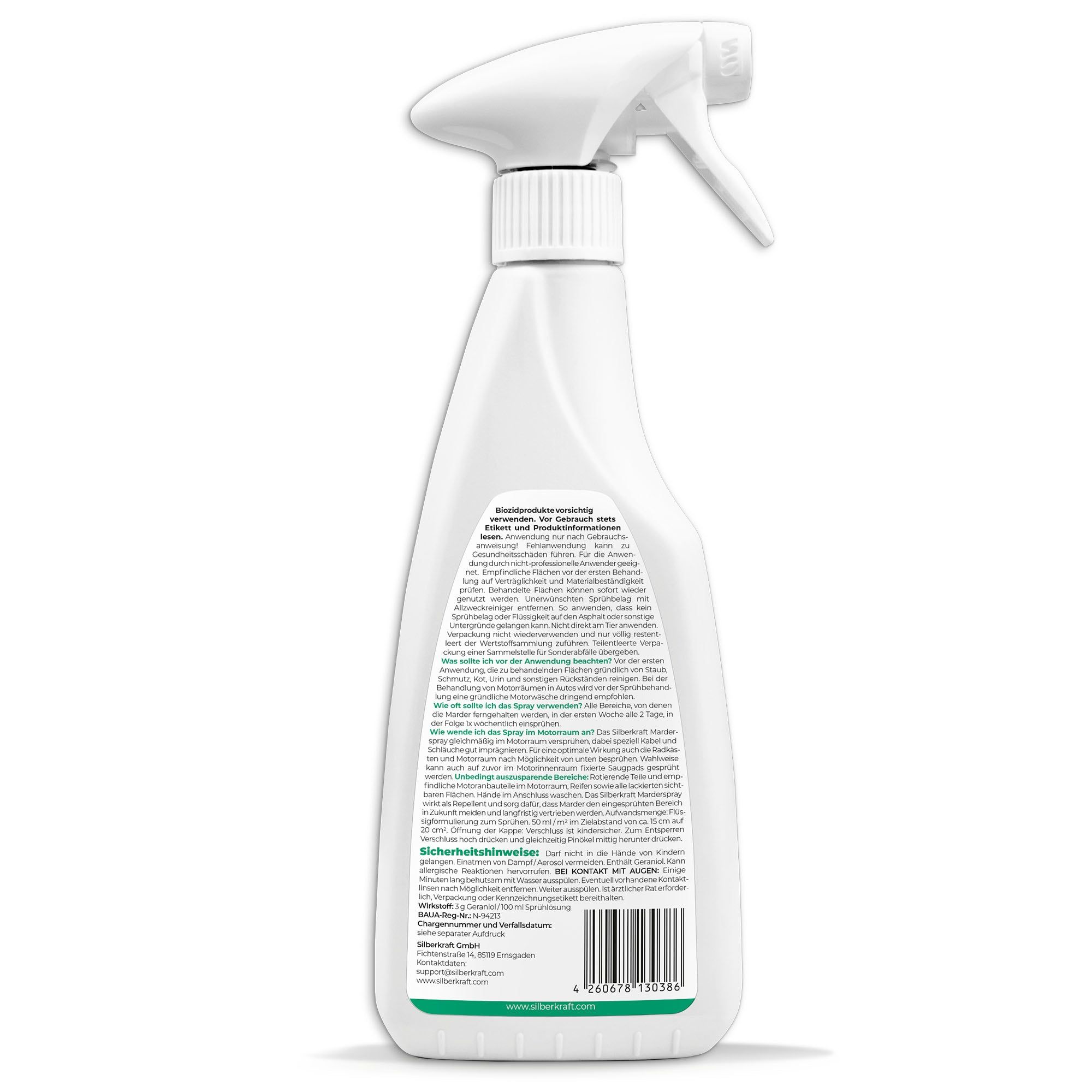 Silbekraft Marderspray 2x500 ml Spray