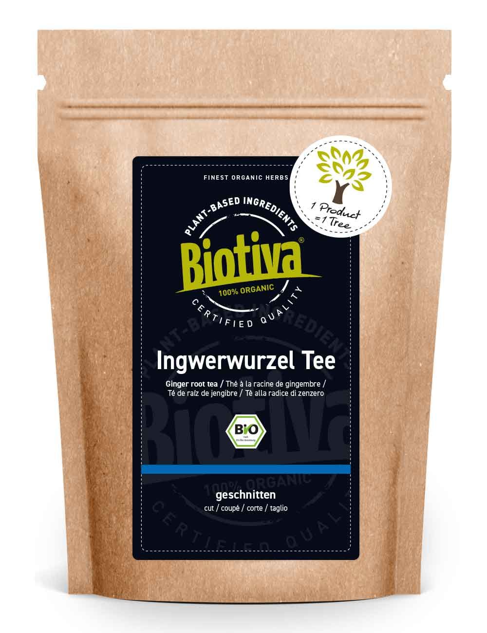 Biotiva Ingwerwurzel Tee Bio