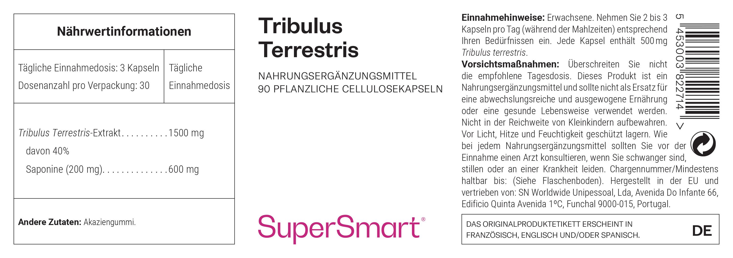 Tribulus terrestris - SuperSmart
