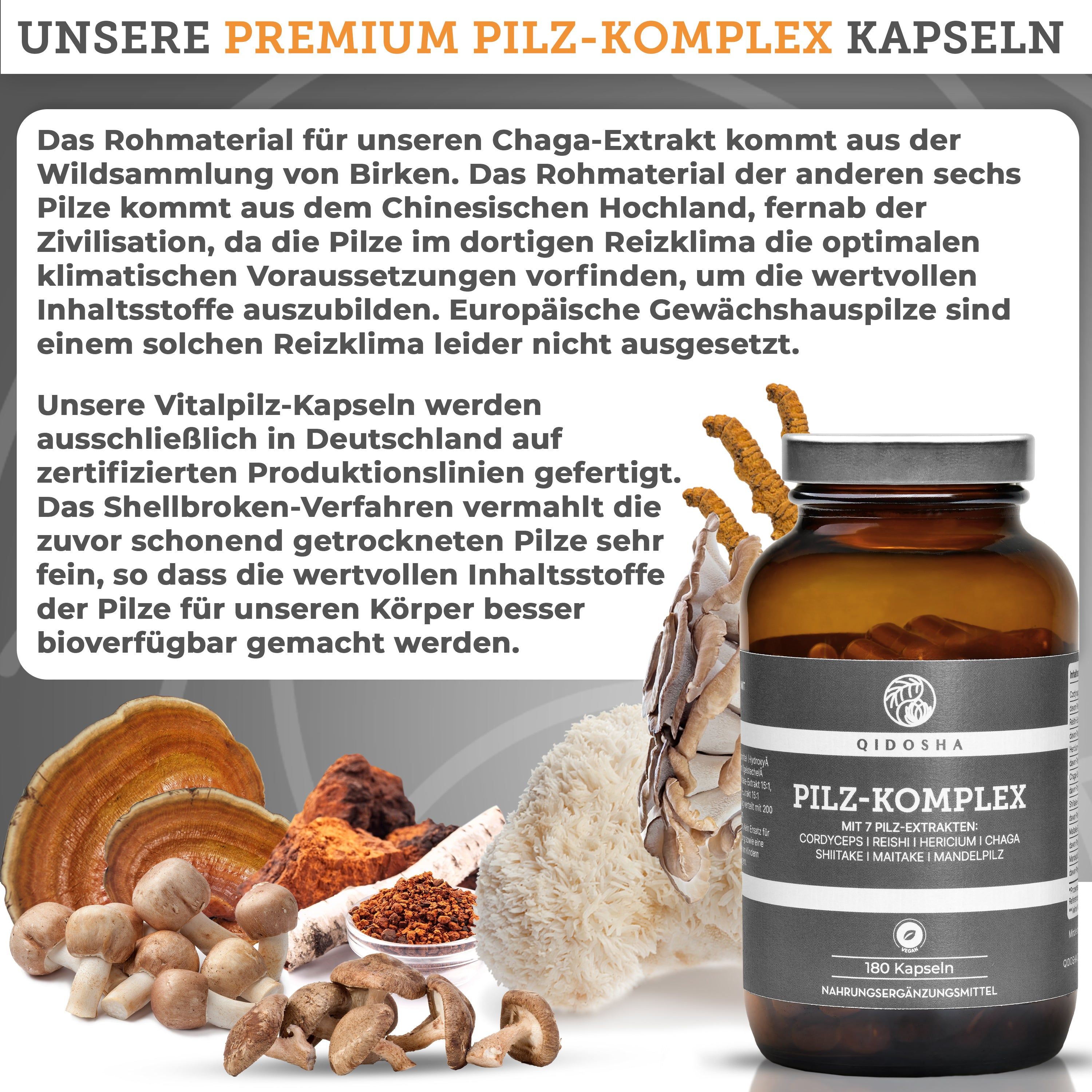 QIDOSHA Pilz Komplex