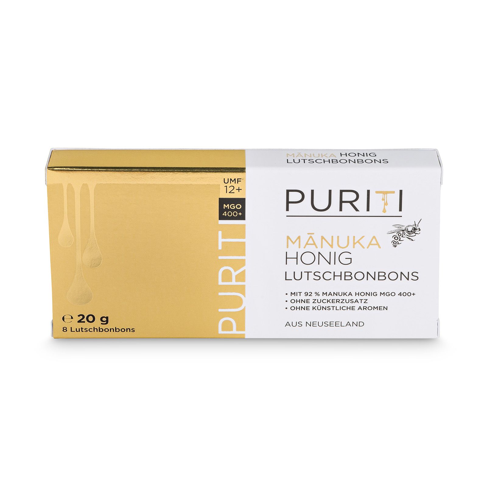 PURITI Manuka Honig Lutschbonbons MGO 400+ 20g