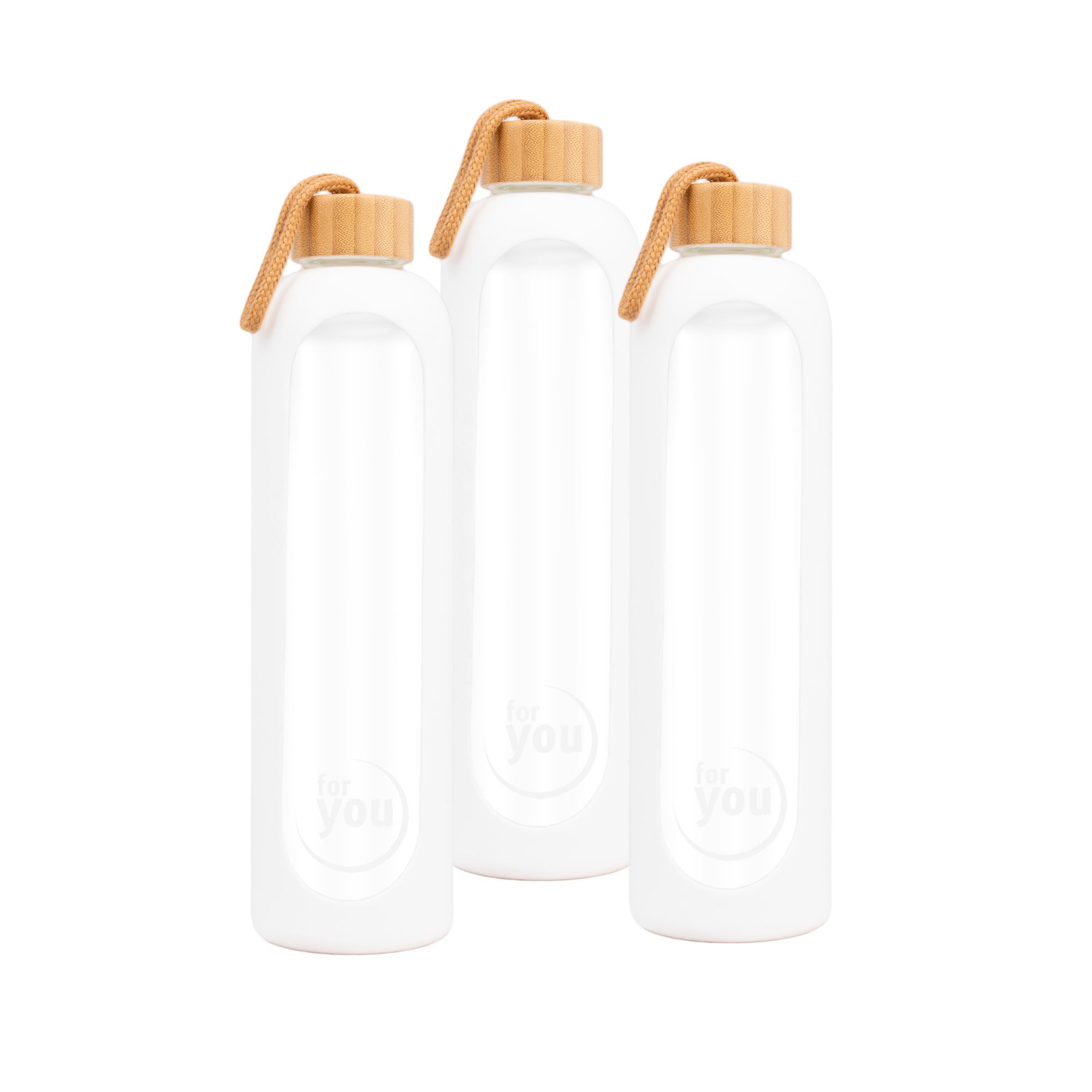 for you Nachhaltige Trinkflasche Dreierpack 3000 ml
