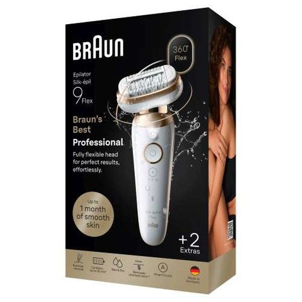 Braun Ses9-011 3D Silk-Épil 9 Epilierer Weiß/Gold 8700216963626 - Image 7