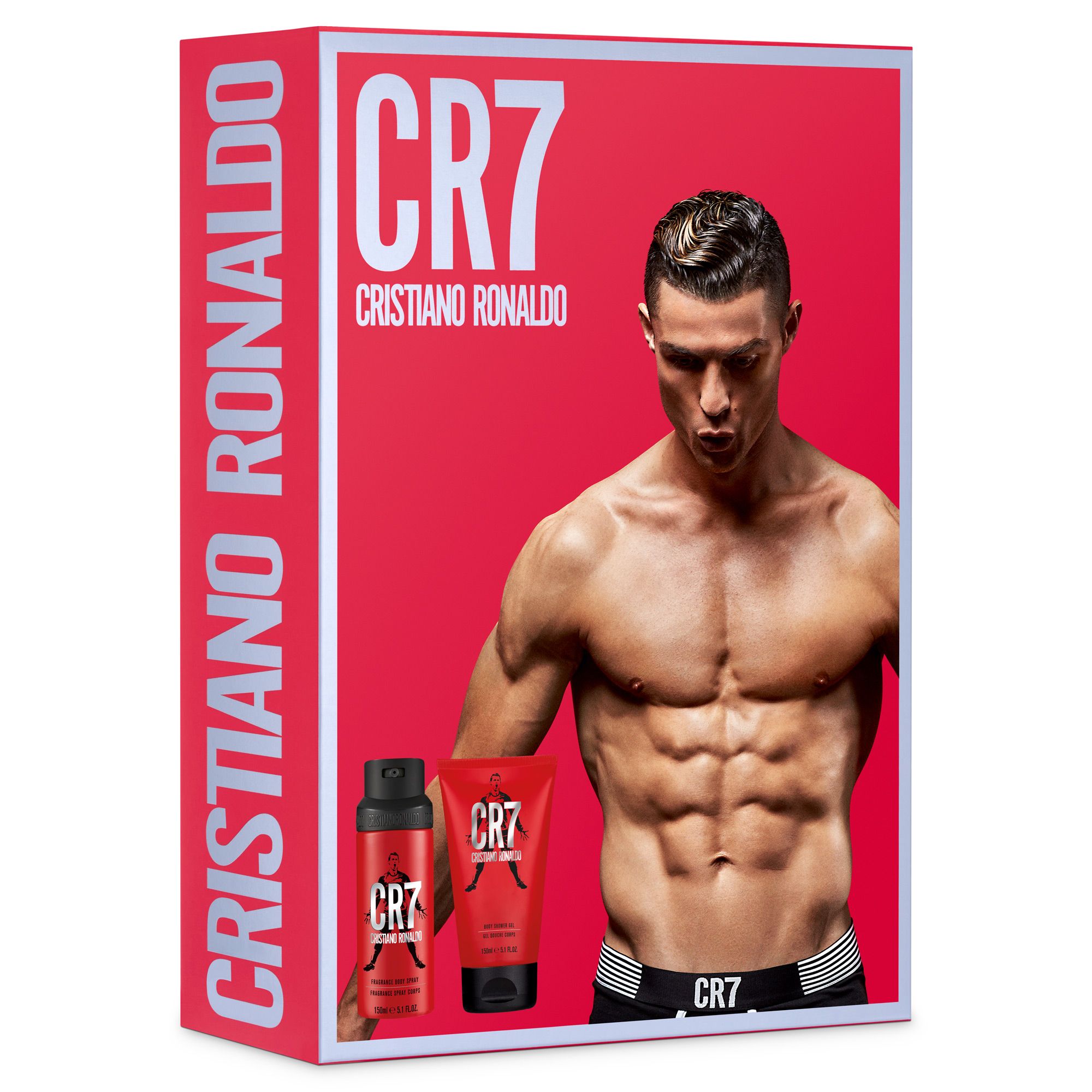 Cristiano Ronaldo CR7 Herren Pflege Set mit Bodyspray und Shower Gel sportlich maskulin